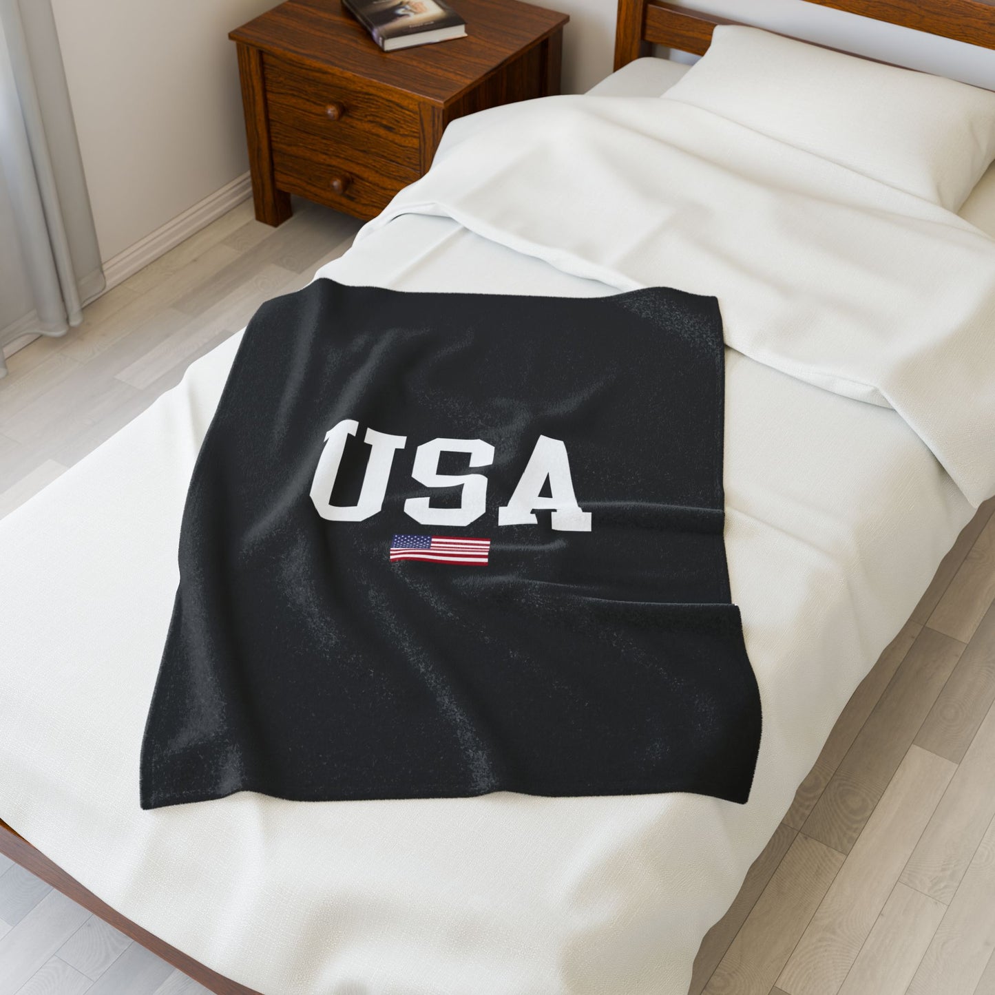 Princess Grace  TEAM USA  Velveteen Plush Blanket