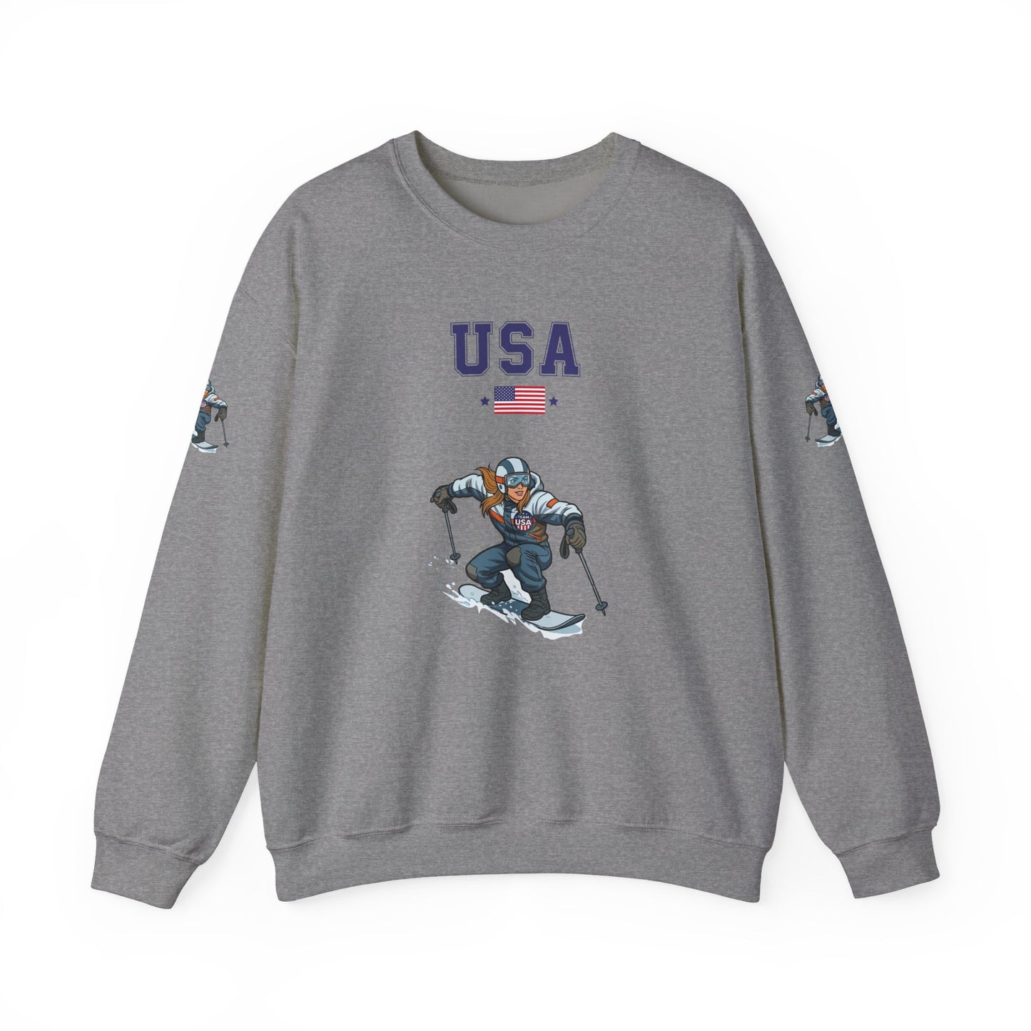 Princess Grace  TEAM USA  Unisex Heavy Blend  Crewneck Sweatshirt