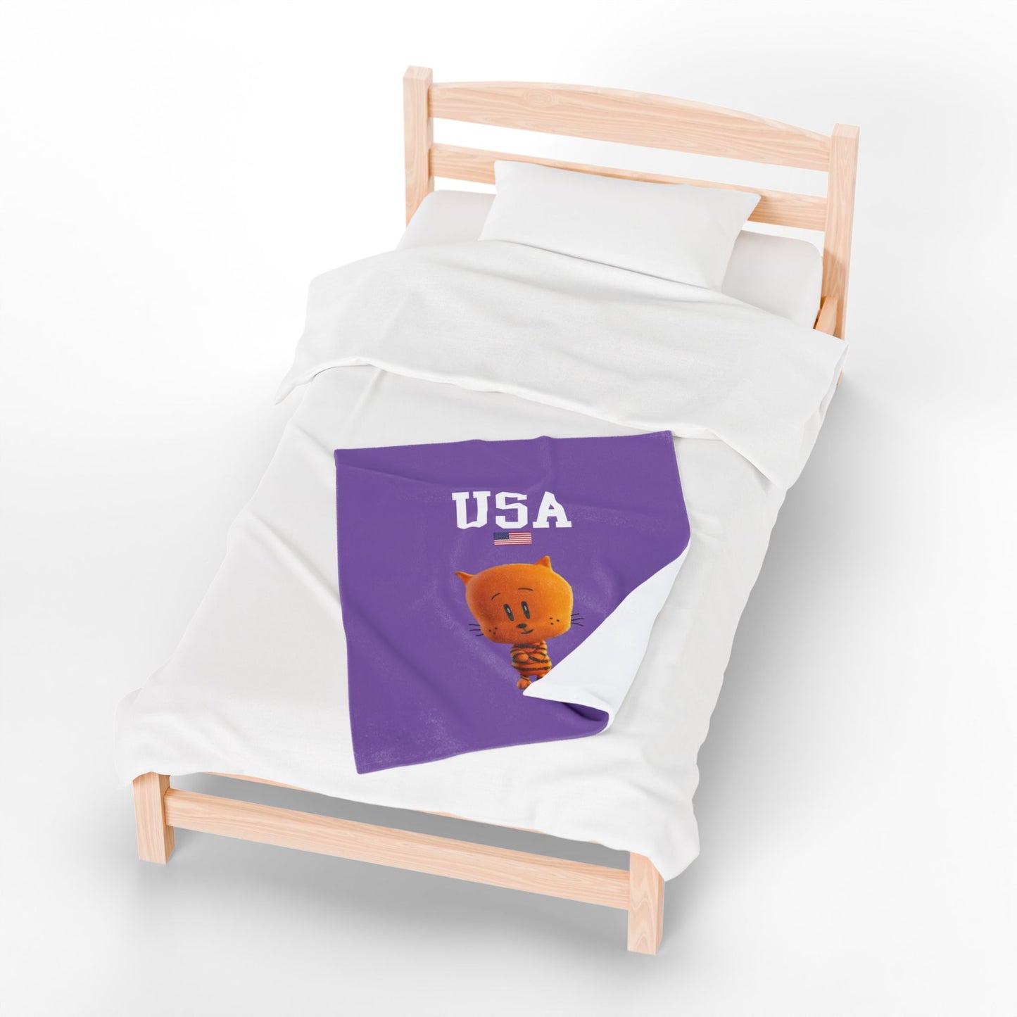 Princess Grace  TEAM USA  Velveteen Plush Blanket