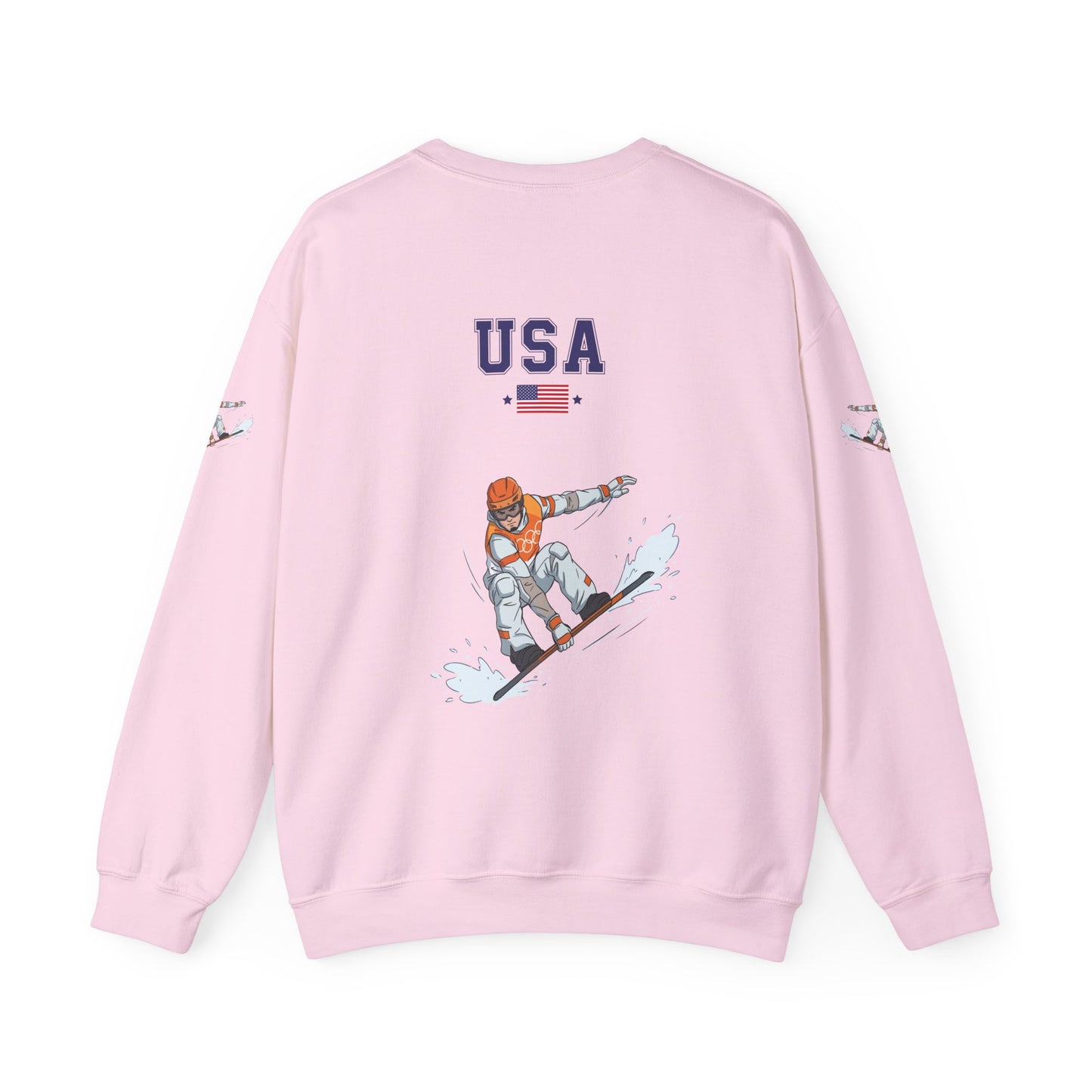 Princess Grace  TEAM USA  Snowboard Unisex Heavy Blend  Crewneck Sweatshirt