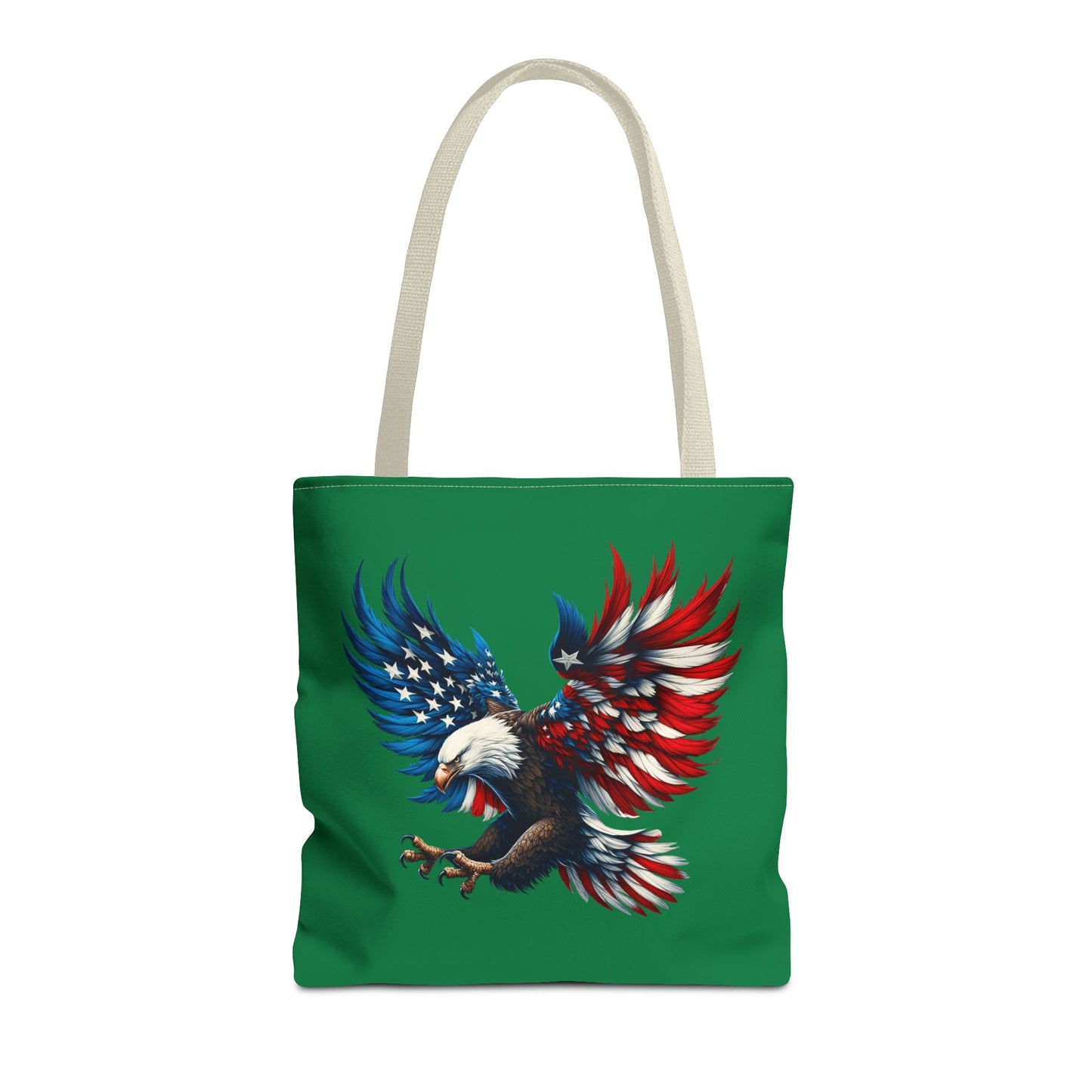 Princess Grace  Patriotic Eagle Tote Bag USA Flag Design for Independence Day