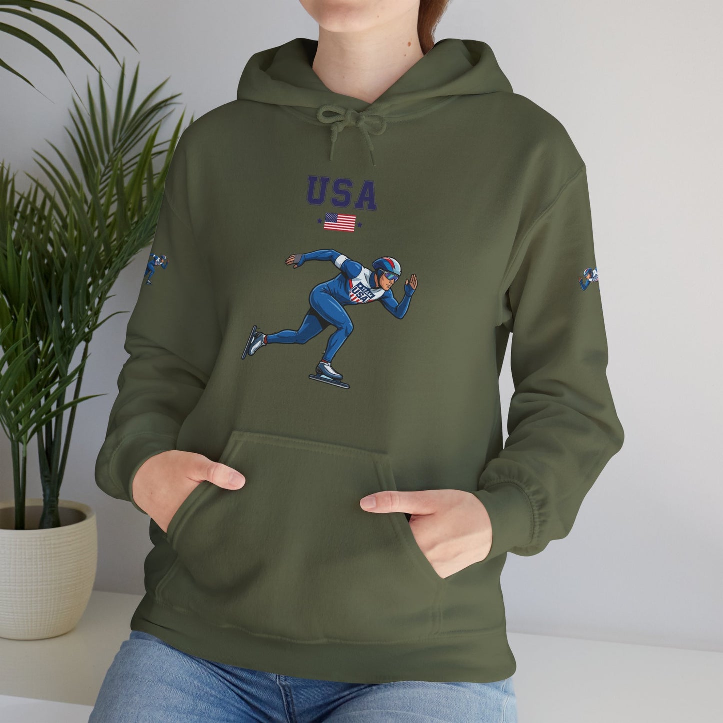 Princess Grace  TEAM USA  Unisex Heavy Blend Hooded Sweatshirt