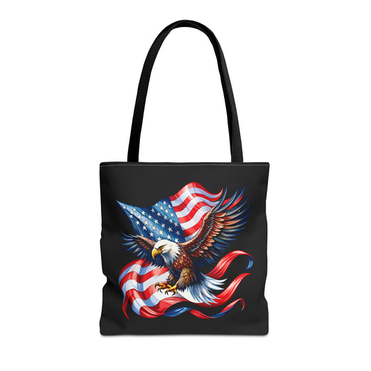 Princess Grace  Patriotic Eagle Tote Bag Perfect for Fourth of July and Memorial Day