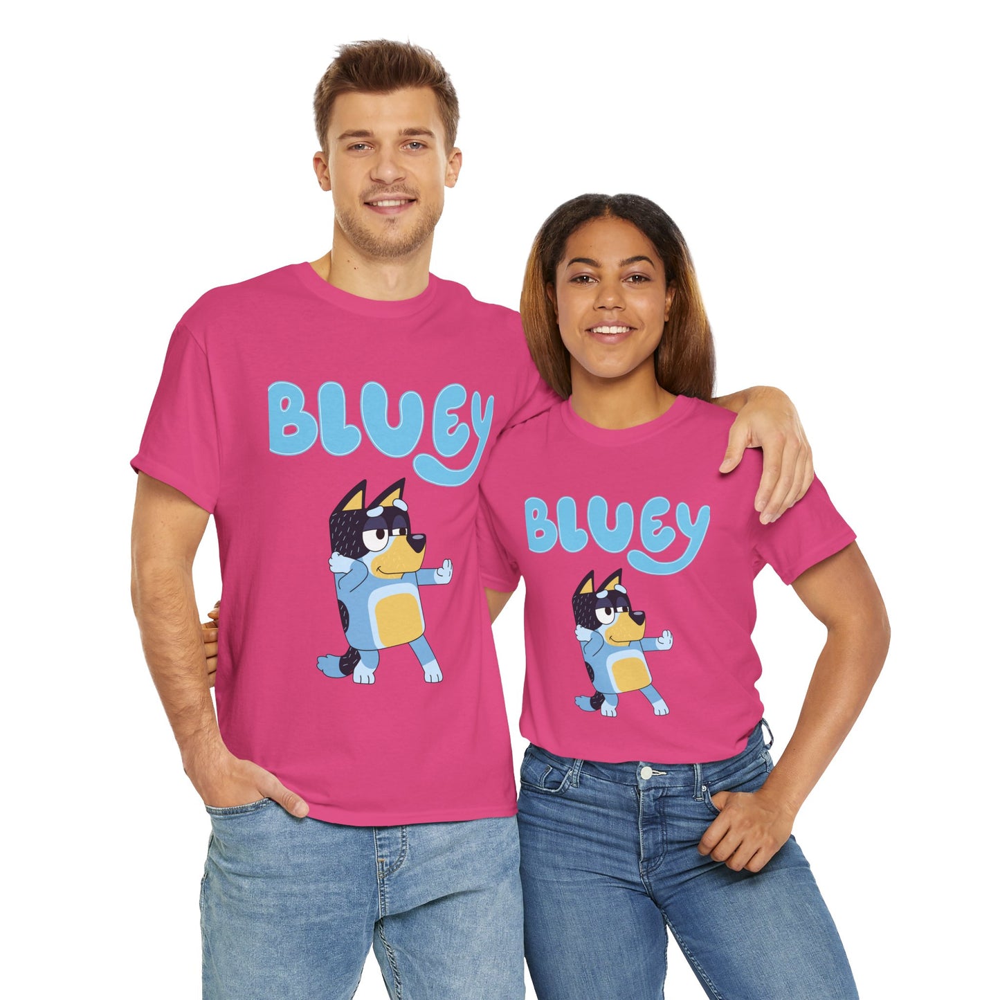 Princess Grace  Bluey Unisex Heavy Cotton Tee  Fun & Playful Kids Shirt