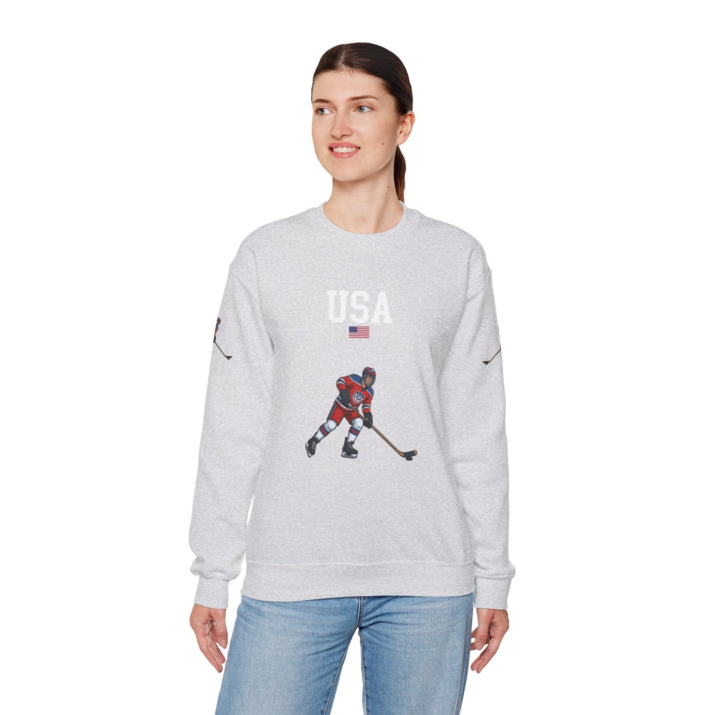 Princess Grace  TEAM USA  Unisex Heavy Blend  Crewneck Sweatshirt