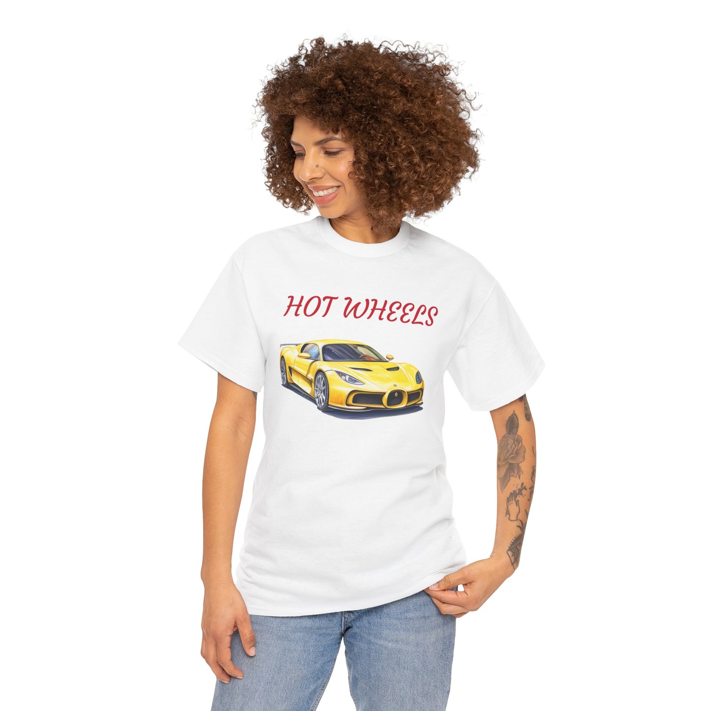 Princess Grace  Hot Wheels Unisex Heavy Cotton Tee Perfect Gift for Car Enthusiasts