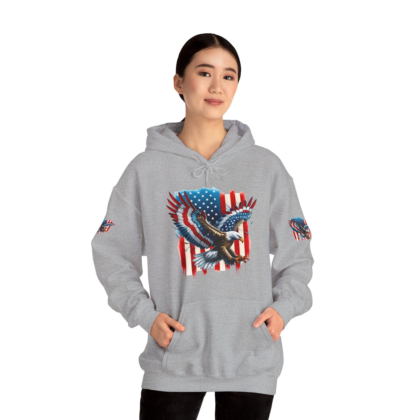 Princess Grace Patriotic Unisex Heavy Blend Hooded Sweatshirt