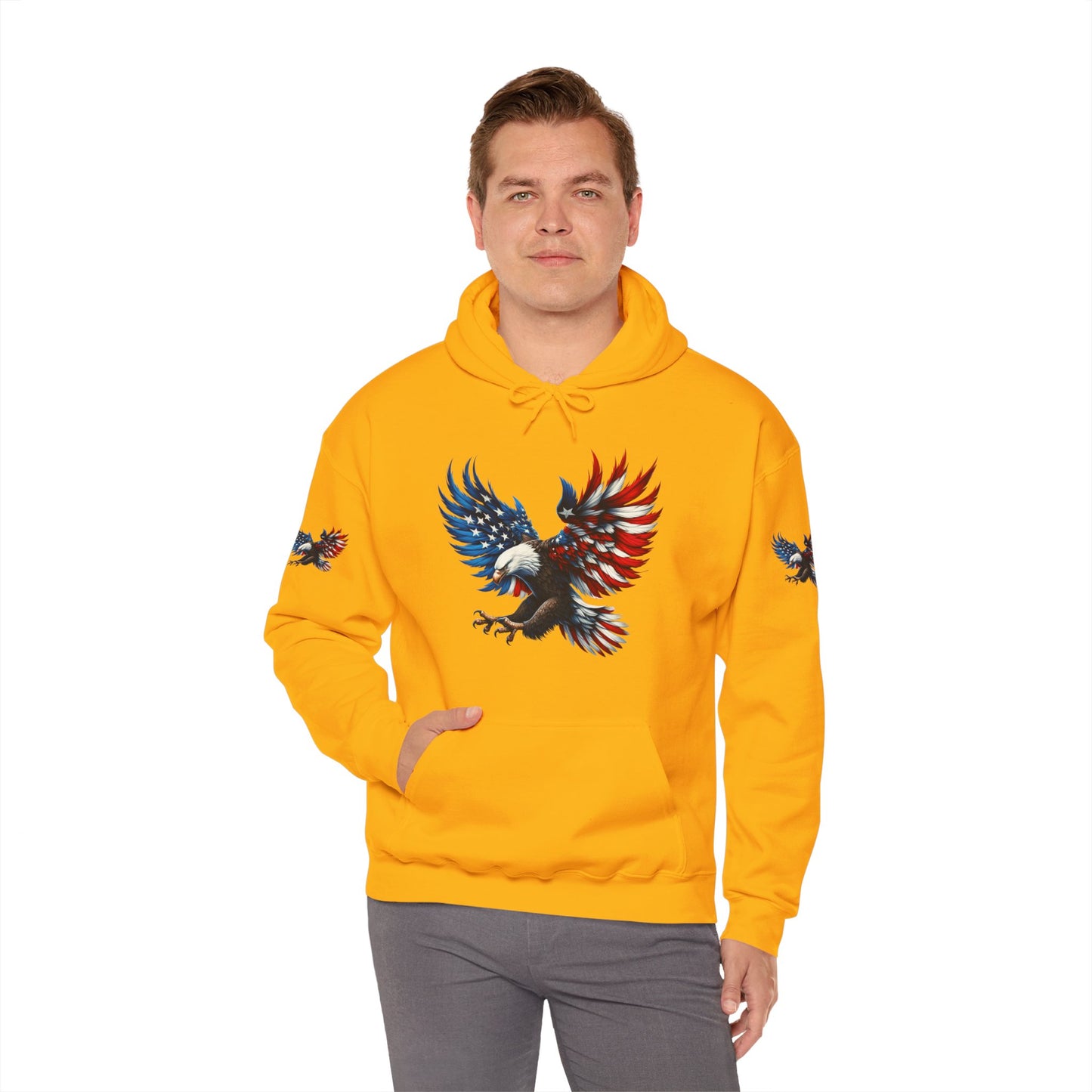 Princess Grace American Eagle Unisex Heavy Blend Hooded Sweatshirt