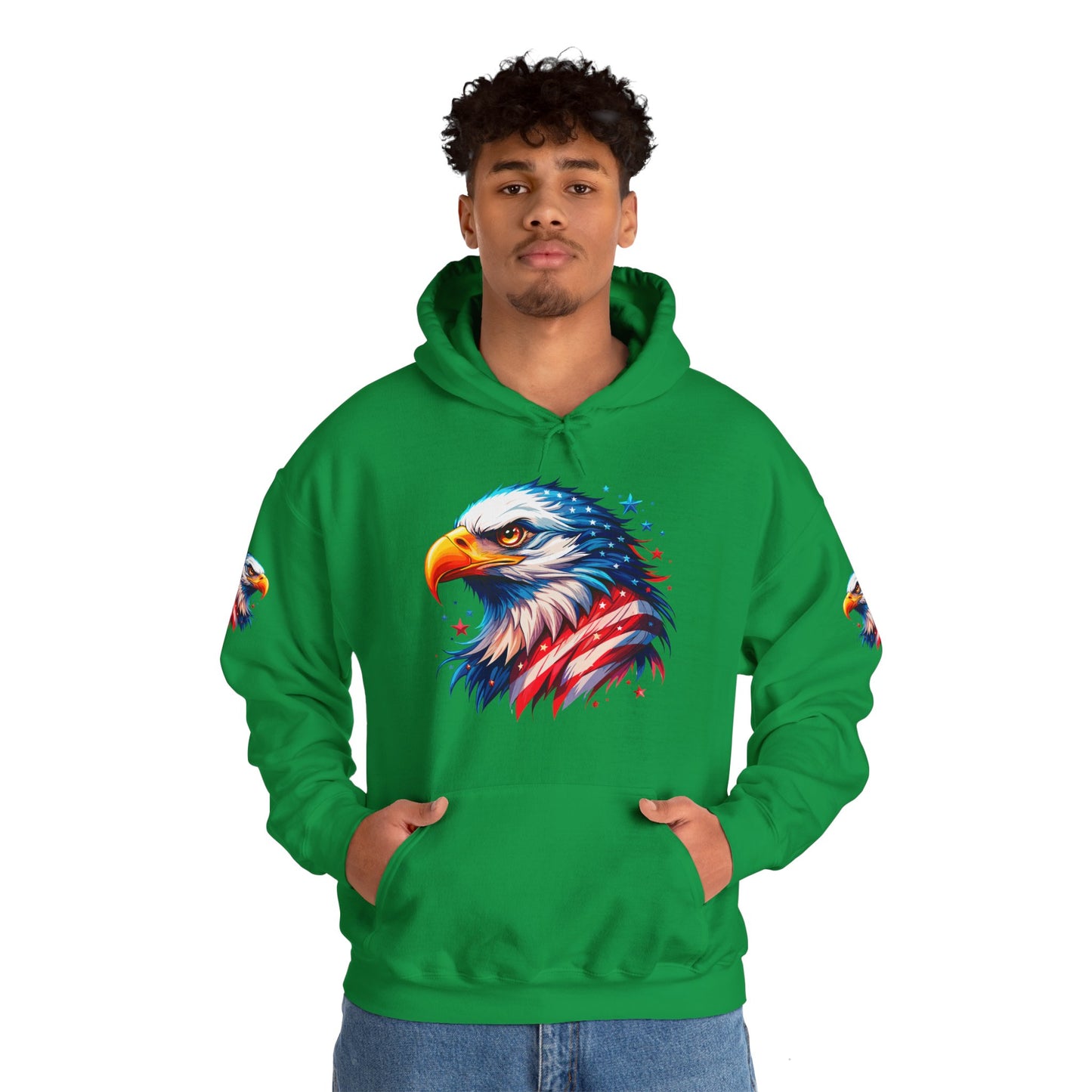 Princess Grace  American  Eagle Unisex Heavy Blend Hooded Sweatshirt
