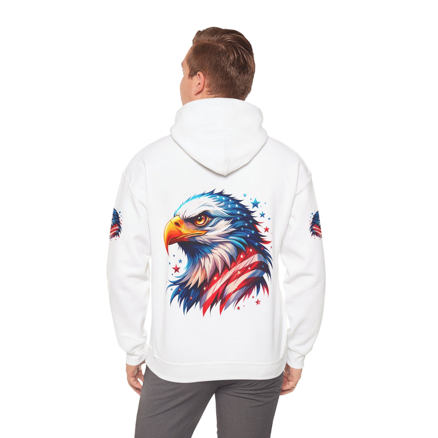 Princess Grace  American  Eagle Unisex Heavy Blend Hooded Sweatshirt