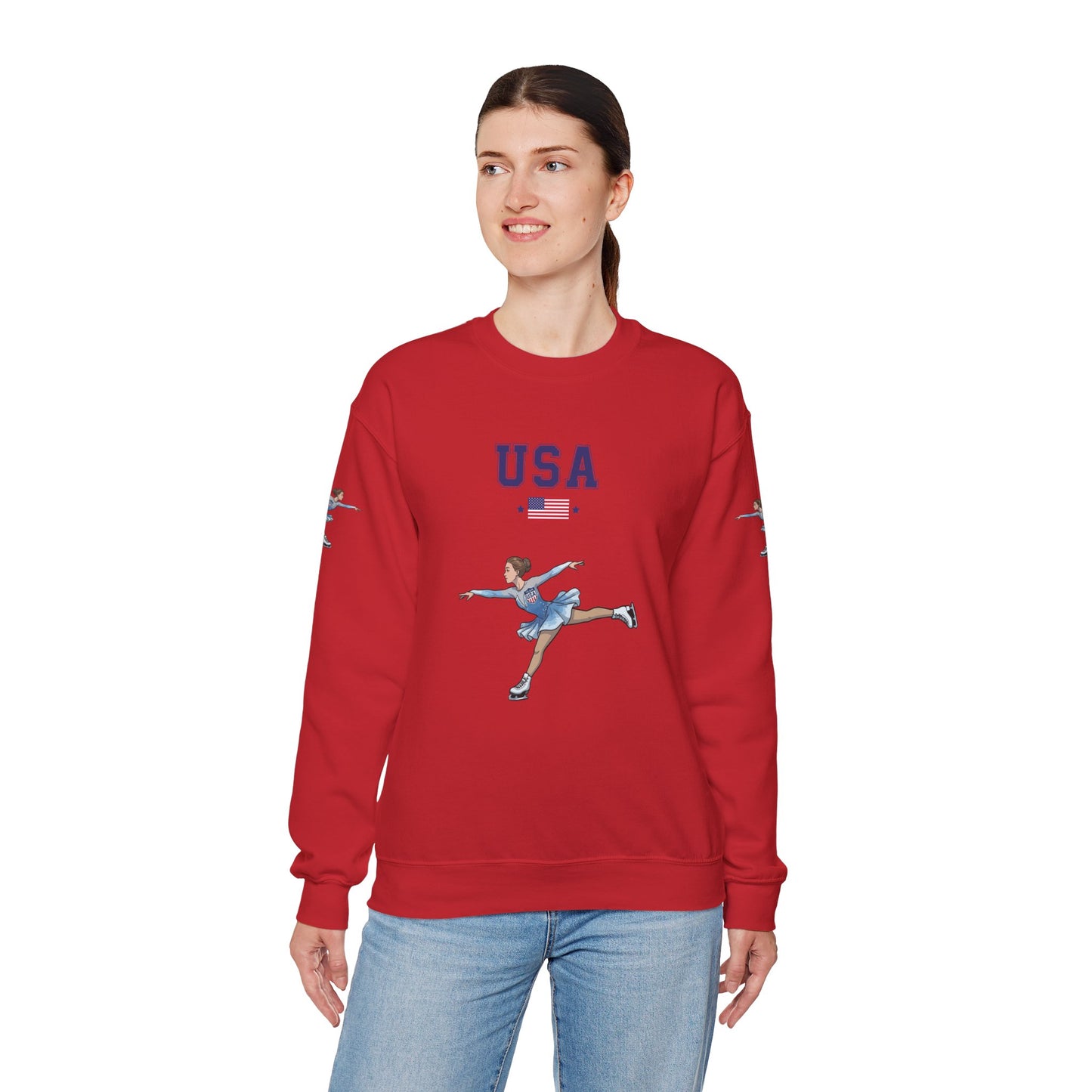 Princess Grace  TEAM USA  Unisex Heavy Blend  Crewneck Sweatshirt