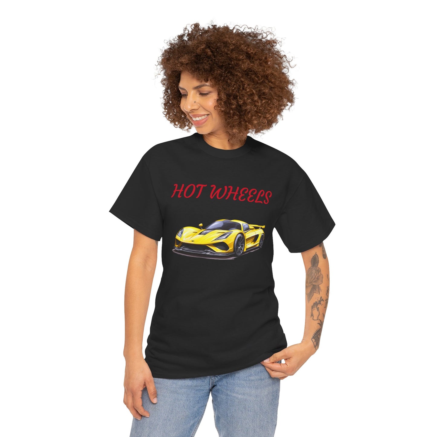 Princess Grace  Hot Wheels Unisex Heavy Cotton Tee Perfect for Car Enthusiasts