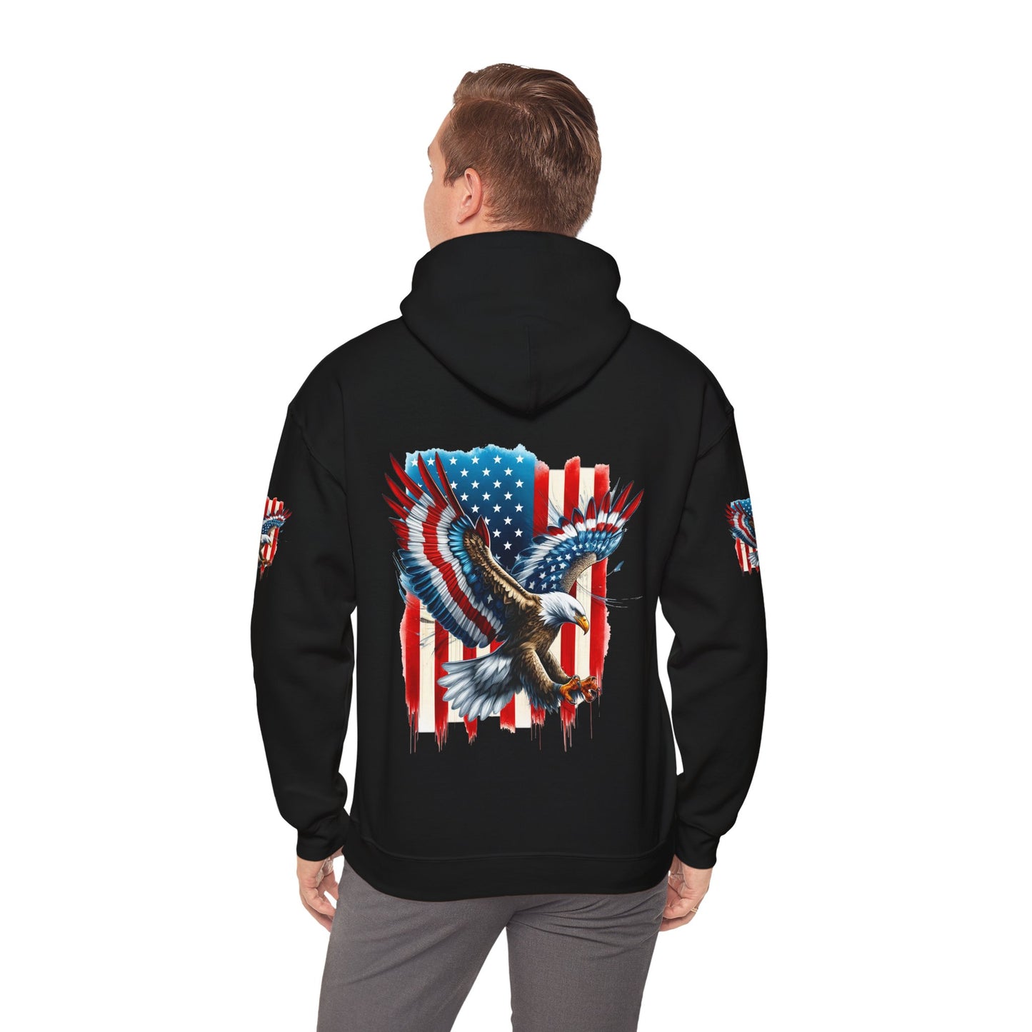 Princess Grace Patriotic Unisex Heavy Blend Hooded Sweatshirt