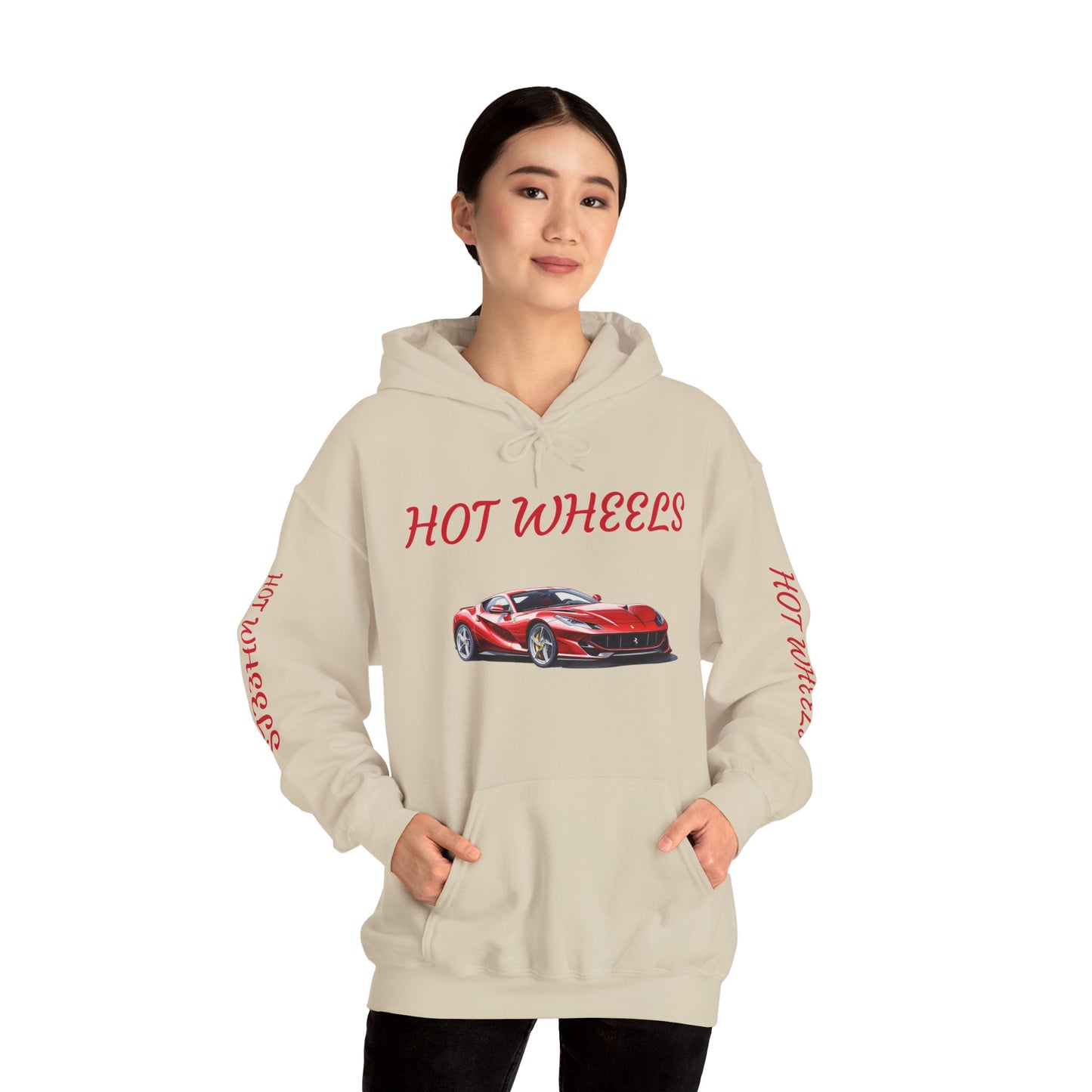 Princess Grace  Hot Wheels Unisex Hooded Sweatshirt  Car Enthusiast Apparel