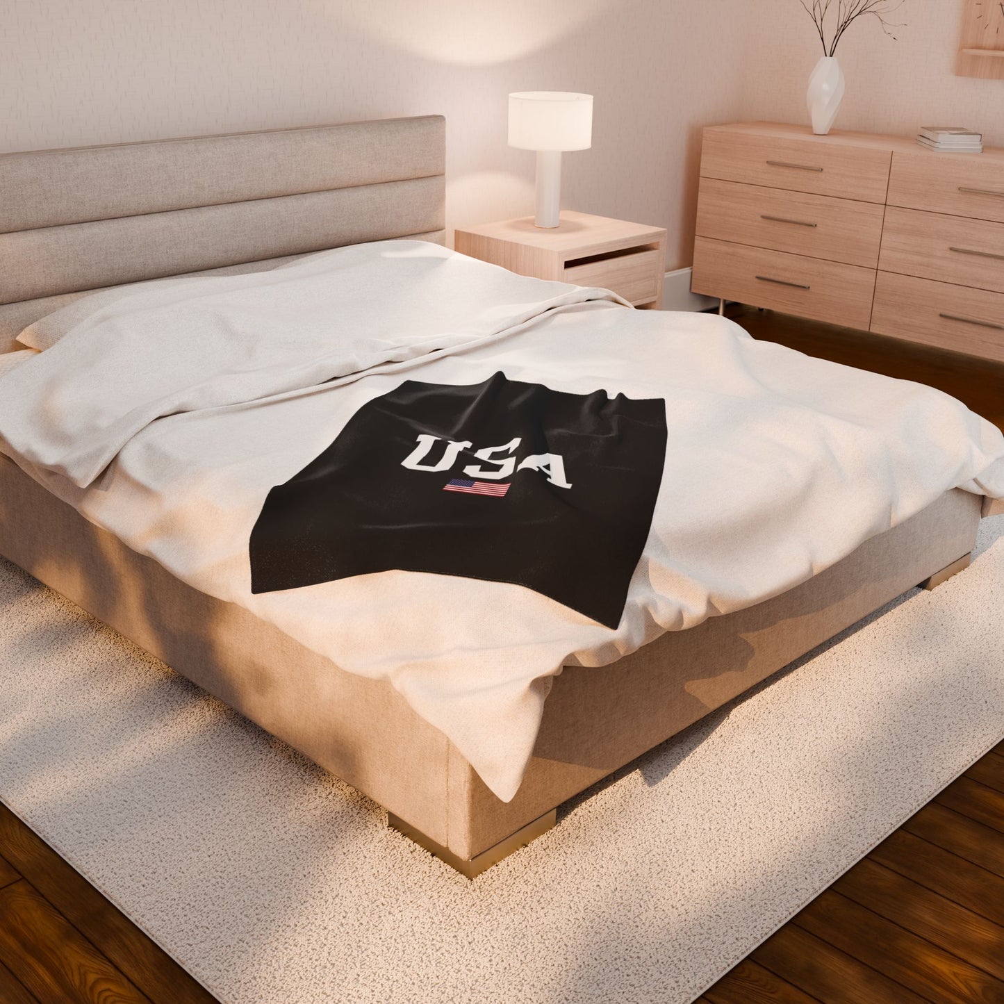 Princess Grace  TEAM USA  Velveteen Plush Blanket