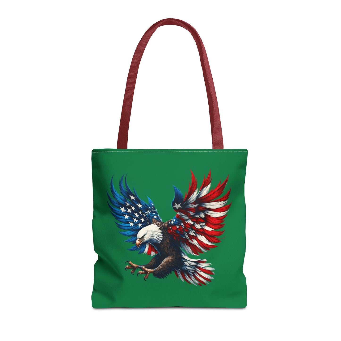 Princess Grace  Patriotic Eagle Tote Bag USA Flag Design for Independence Day