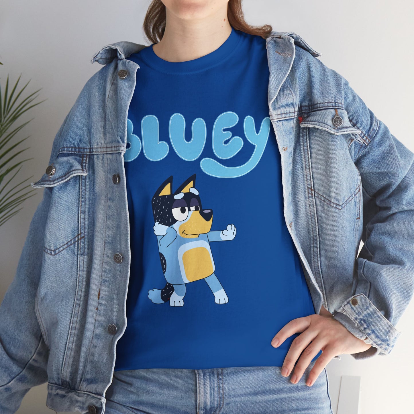 Princess Grace  Bluey Unisex Heavy Cotton Tee  Fun & Playful Kids Shirt