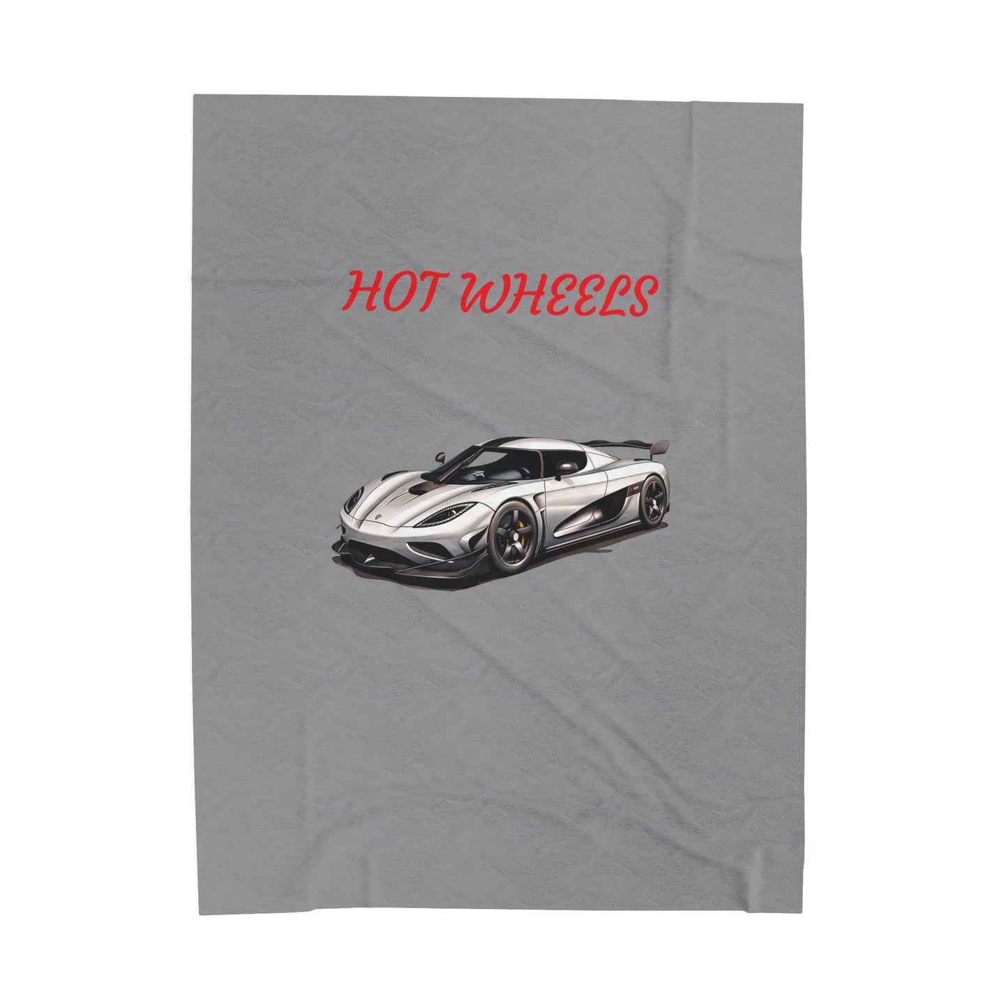 Princess Grace  Hot Wheels Velveteen Plush Blanket  Soft & Cozy Car Themed Throw for Kids and Car Enthusiasts