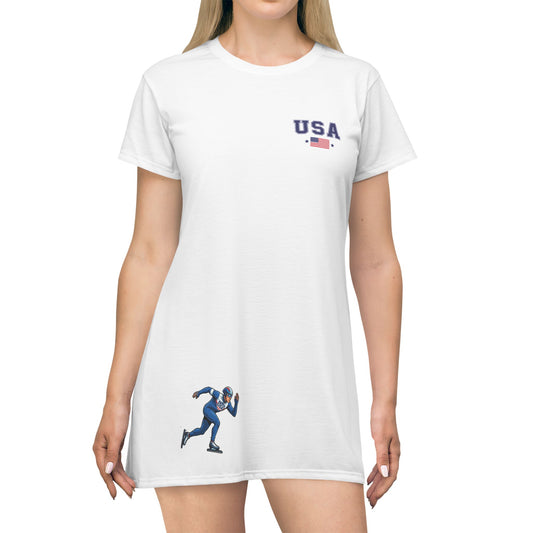 Princess Grace  TEAM USA  T-Shirt Dress