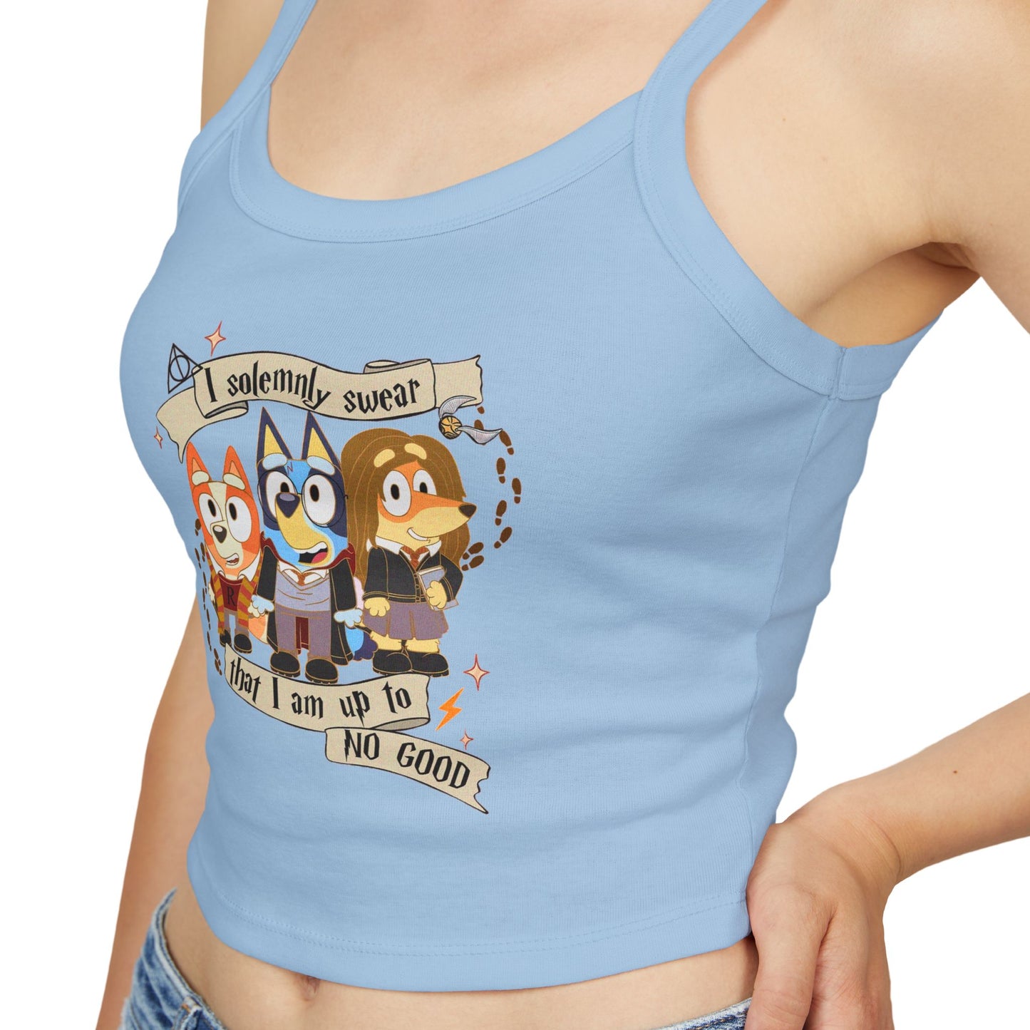 Princess Grace  Bluey Spaghetti Strap Tank Top  Bluey Design