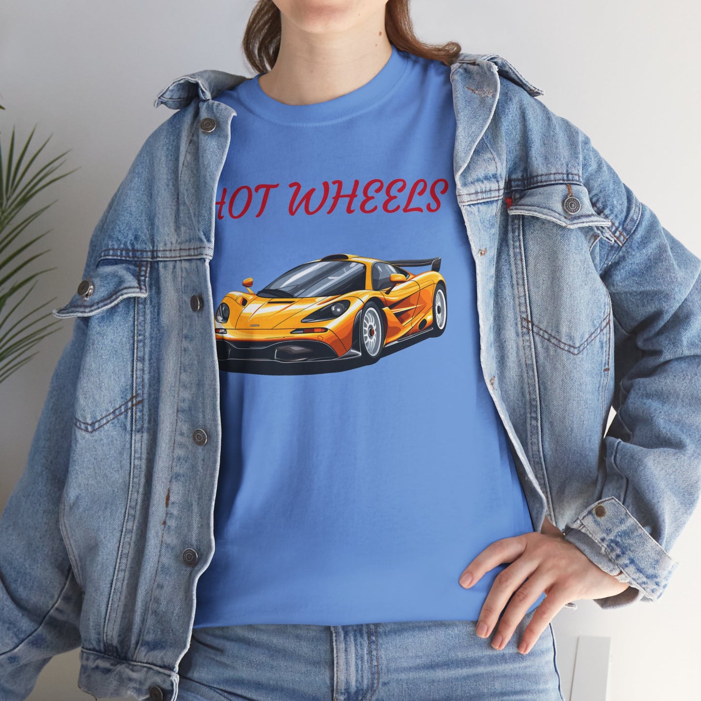 Princess Grace  Hot Wheels Unisex Heavy Cotton Tee Cool Car Graphic T-Shirt for Enthusiasts