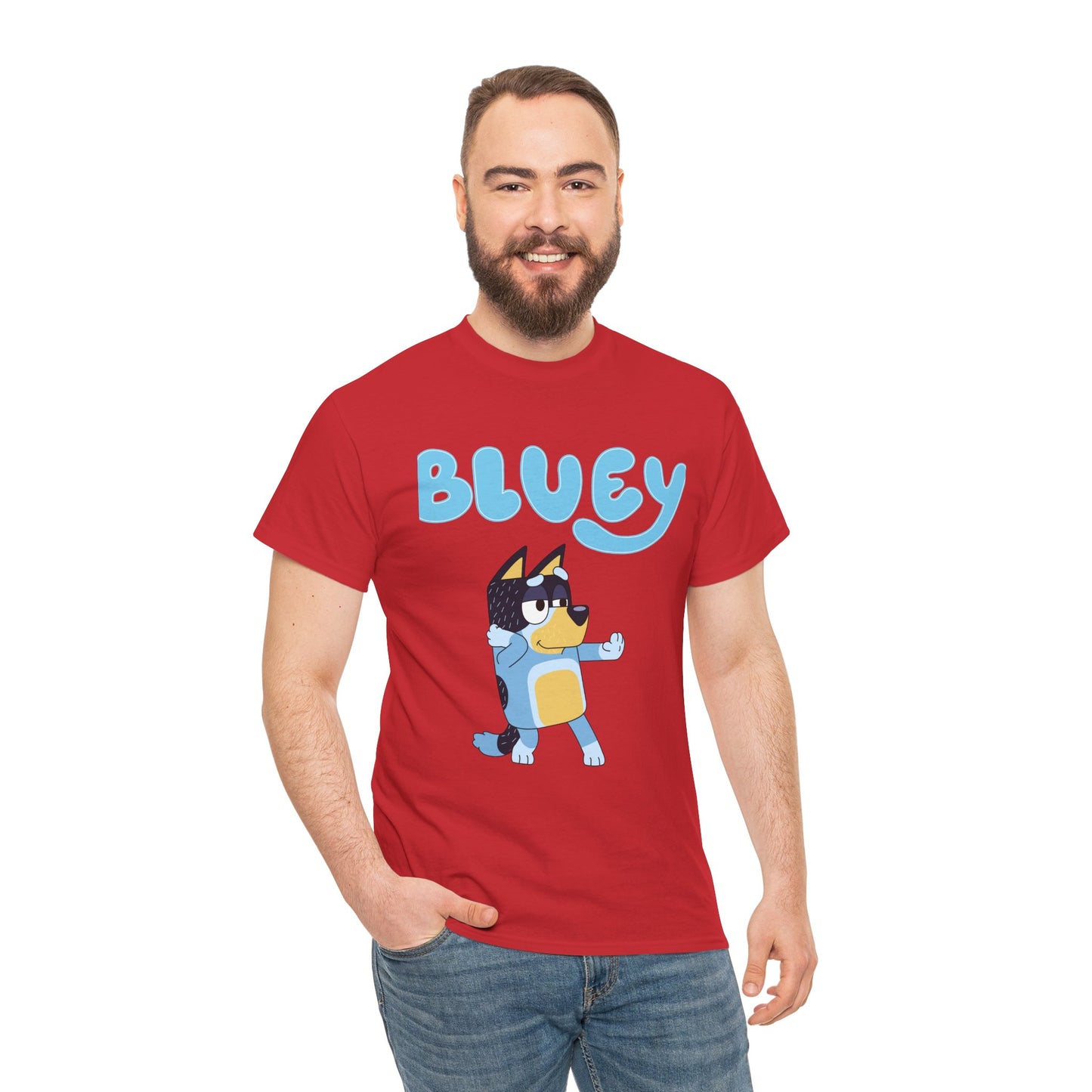 Princess Grace  Bluey Unisex Heavy Cotton Tee  Fun & Playful Kids Shirt