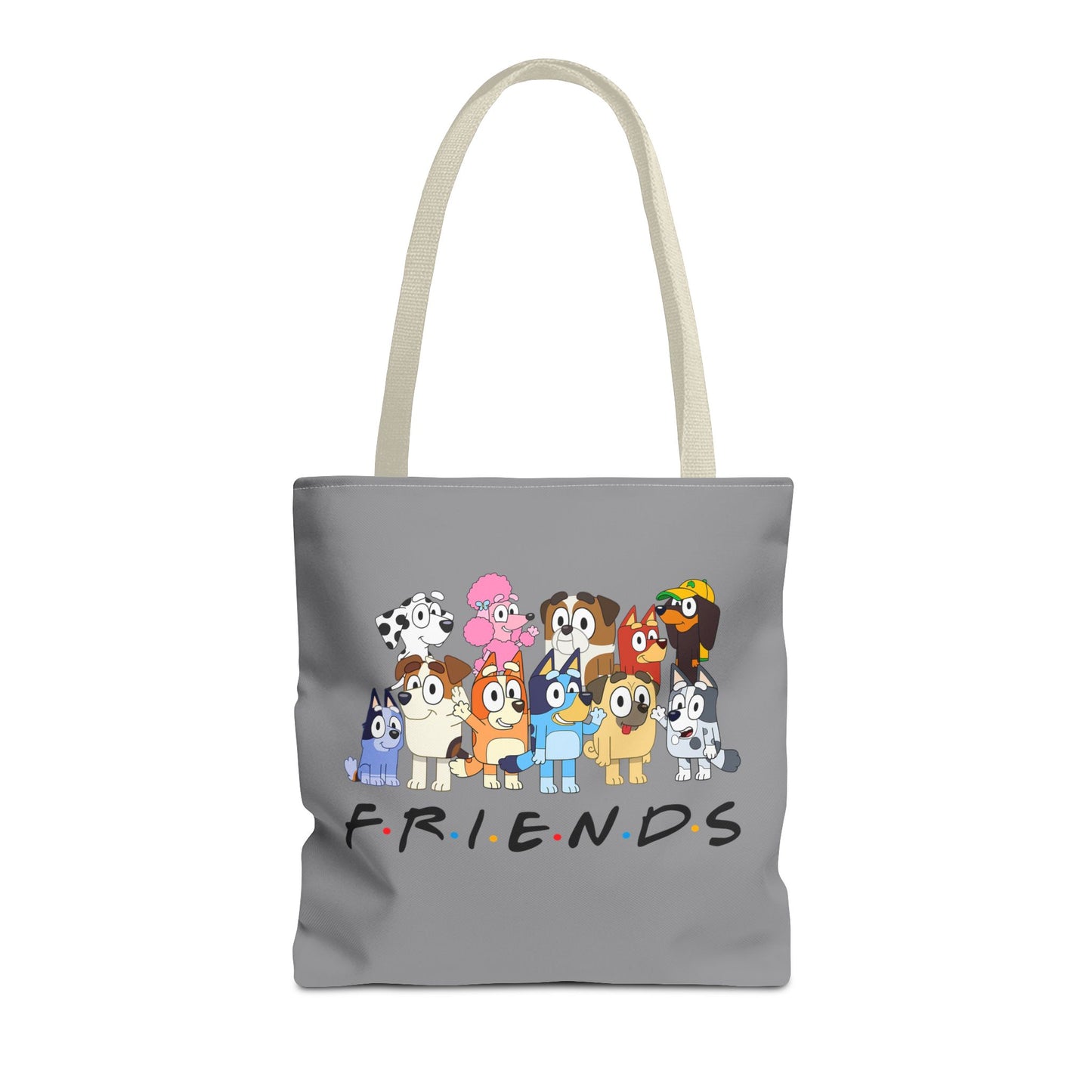 Princess Grace  Friends Dog Character Tote Bag  Cute Animal Design for Daily Use