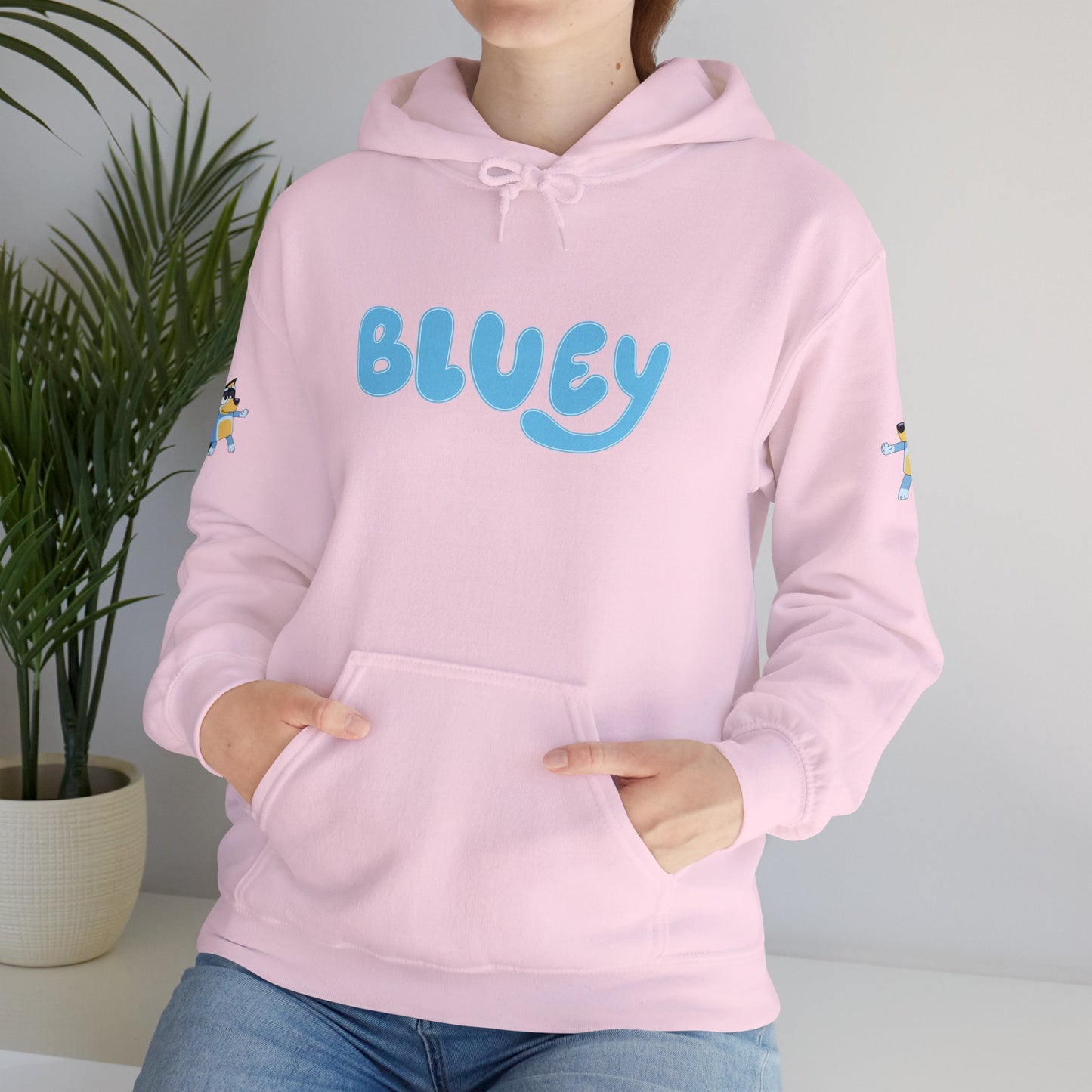 Princess Grace  Bluey Unisex Hooded Sweatshirt  Cozy Cartoon Style for Kids & Adults