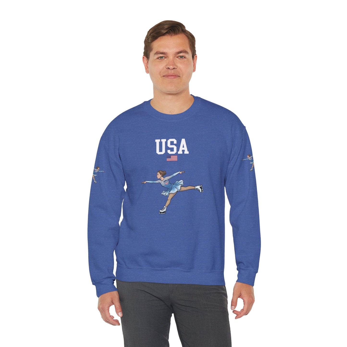 Princess Grace  TEAM USA  Unisex Heavy Blend  Crewneck Sweatshirt