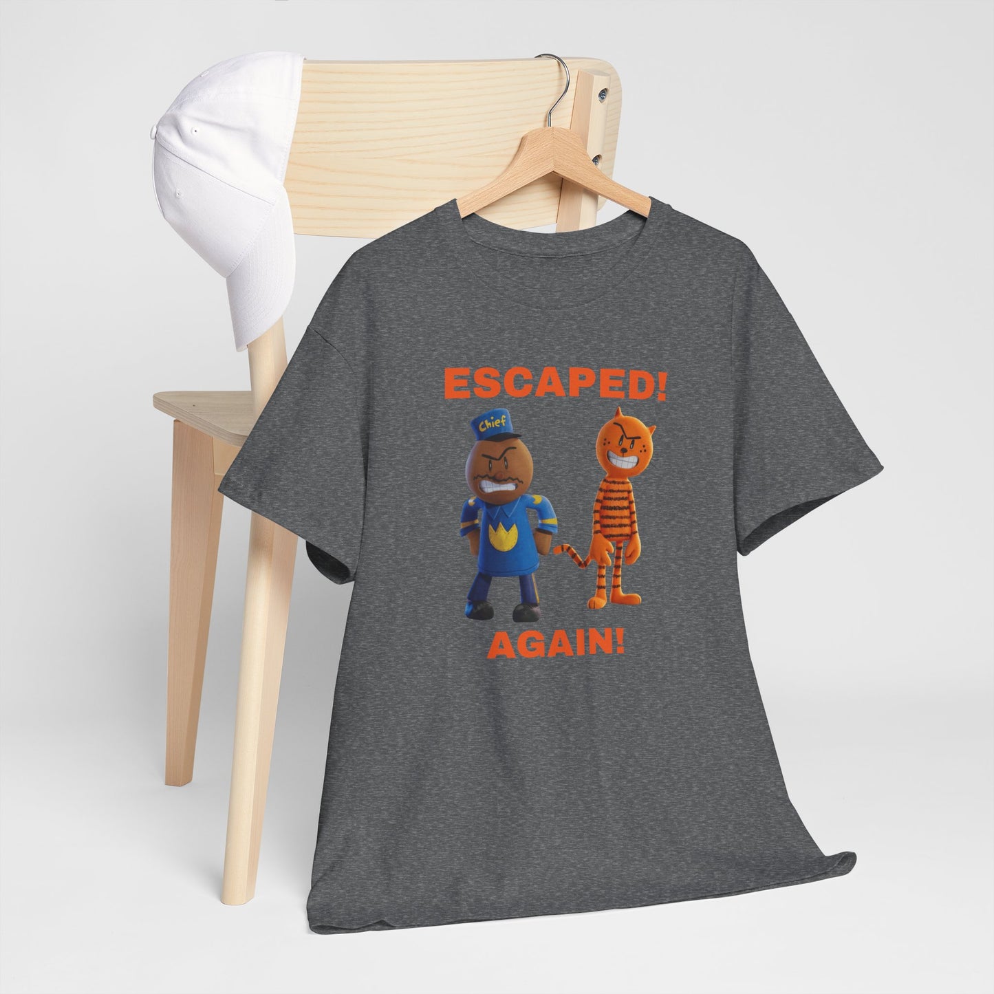 Princess Grace  Humorous Escaped Again Unisex Heavy Cotton Tee
