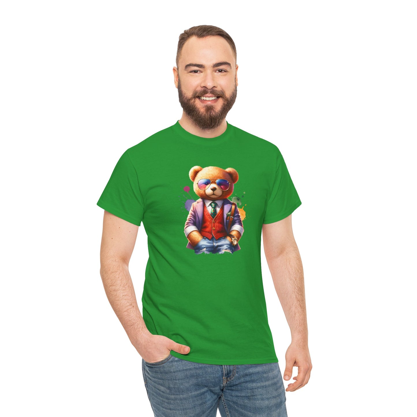 Princess Grace  Trendy Teddy Bear Graphic Unisex Heavy Cotton Tee