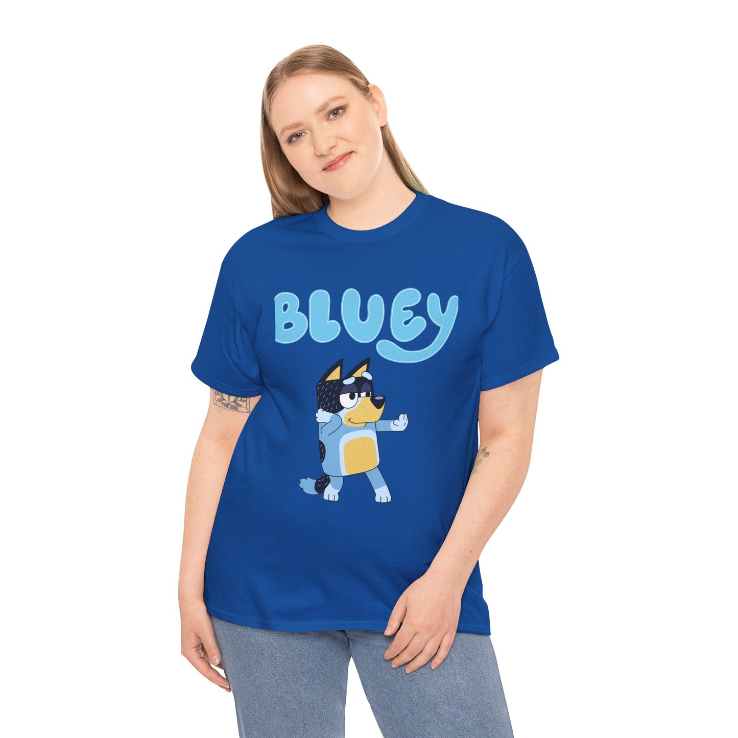 Princess Grace  Bluey Unisex Heavy Cotton Tee  Fun & Playful Kids Shirt