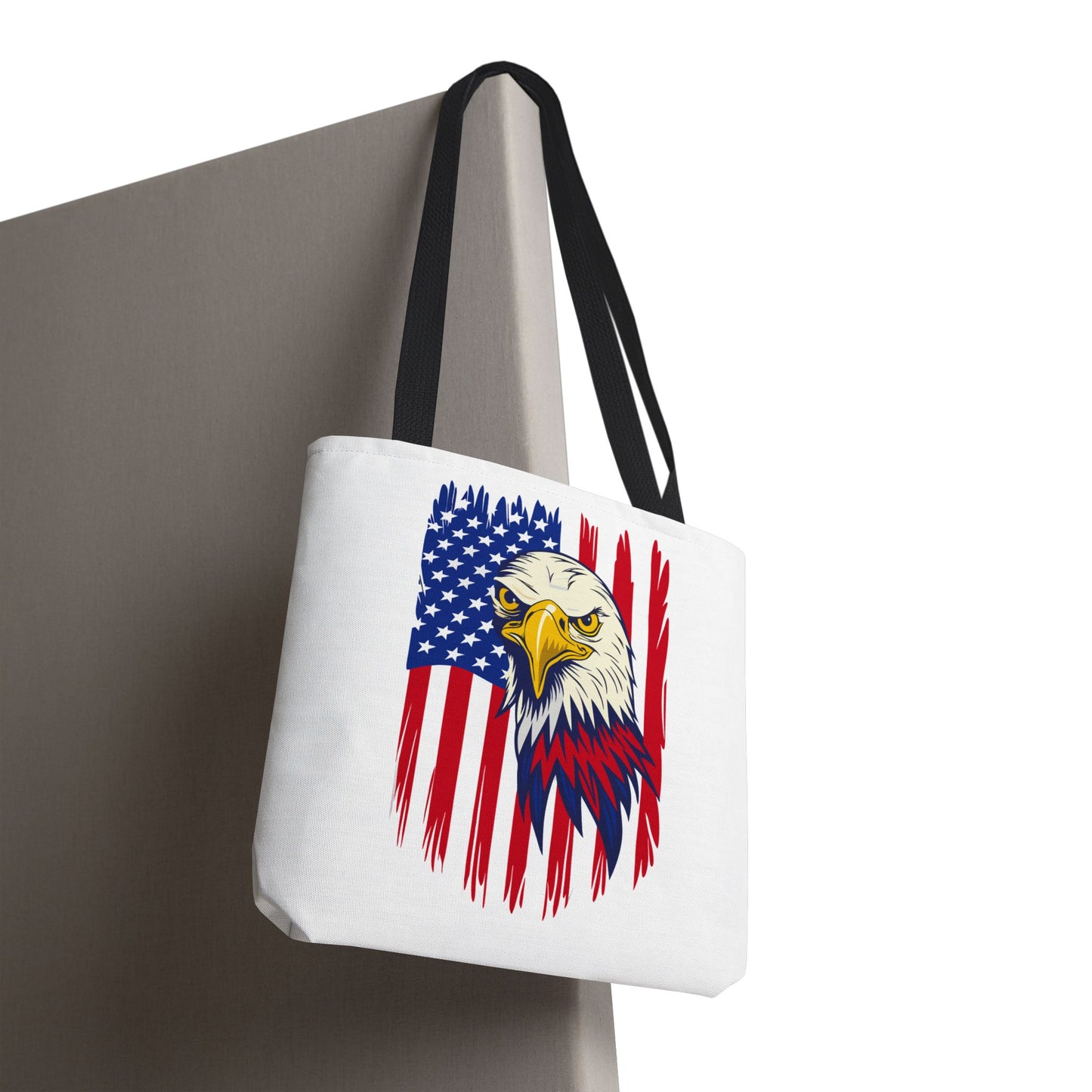 Princess Grace  Patriotic Eagle Tote Bag American Flag Design