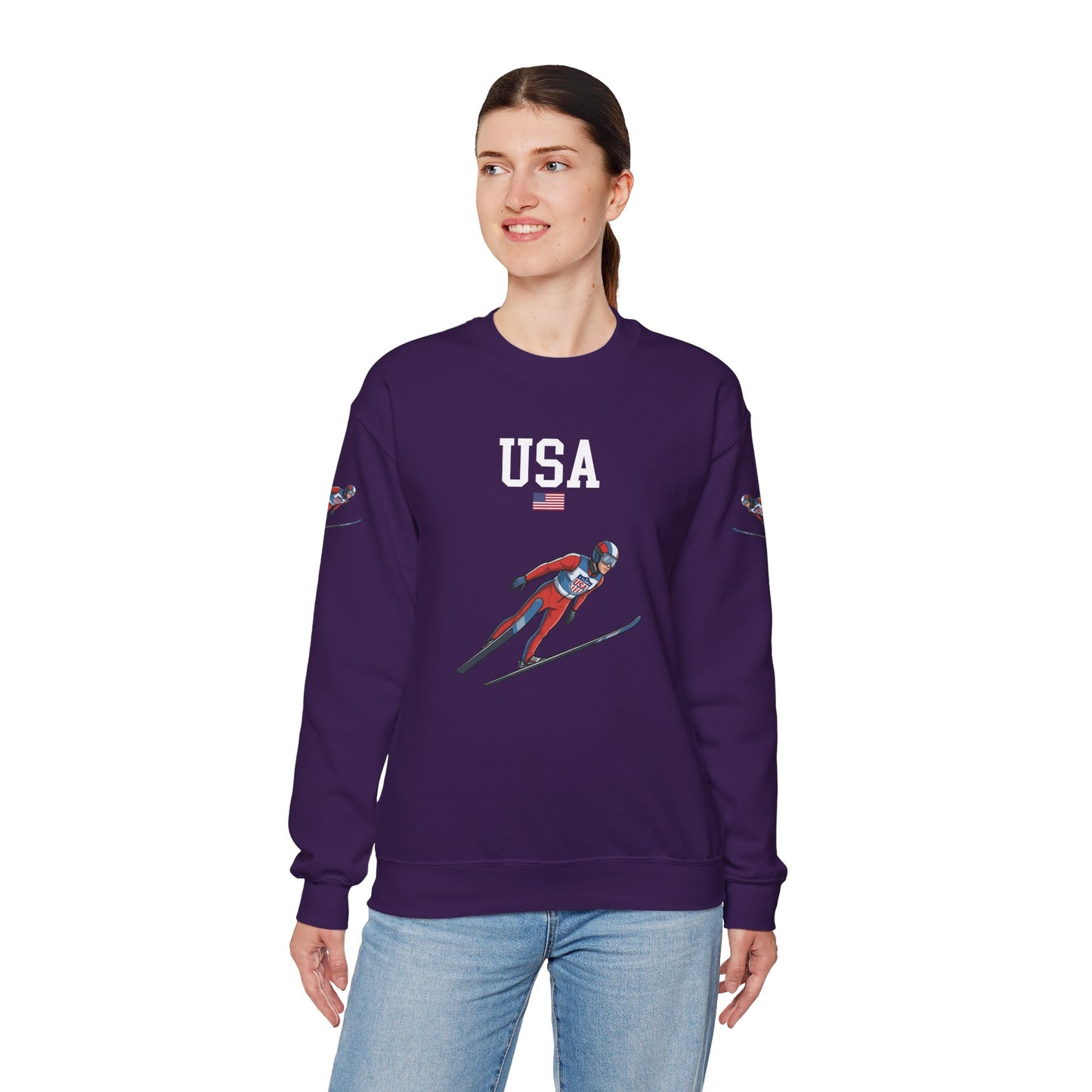 Princess Grace  TEAM USA  Unisex Heavy Blend  Crewneck Sweatshirt