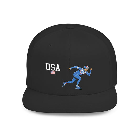 Princess Grace  TEAM USA  Flat Bill Snapback Hat