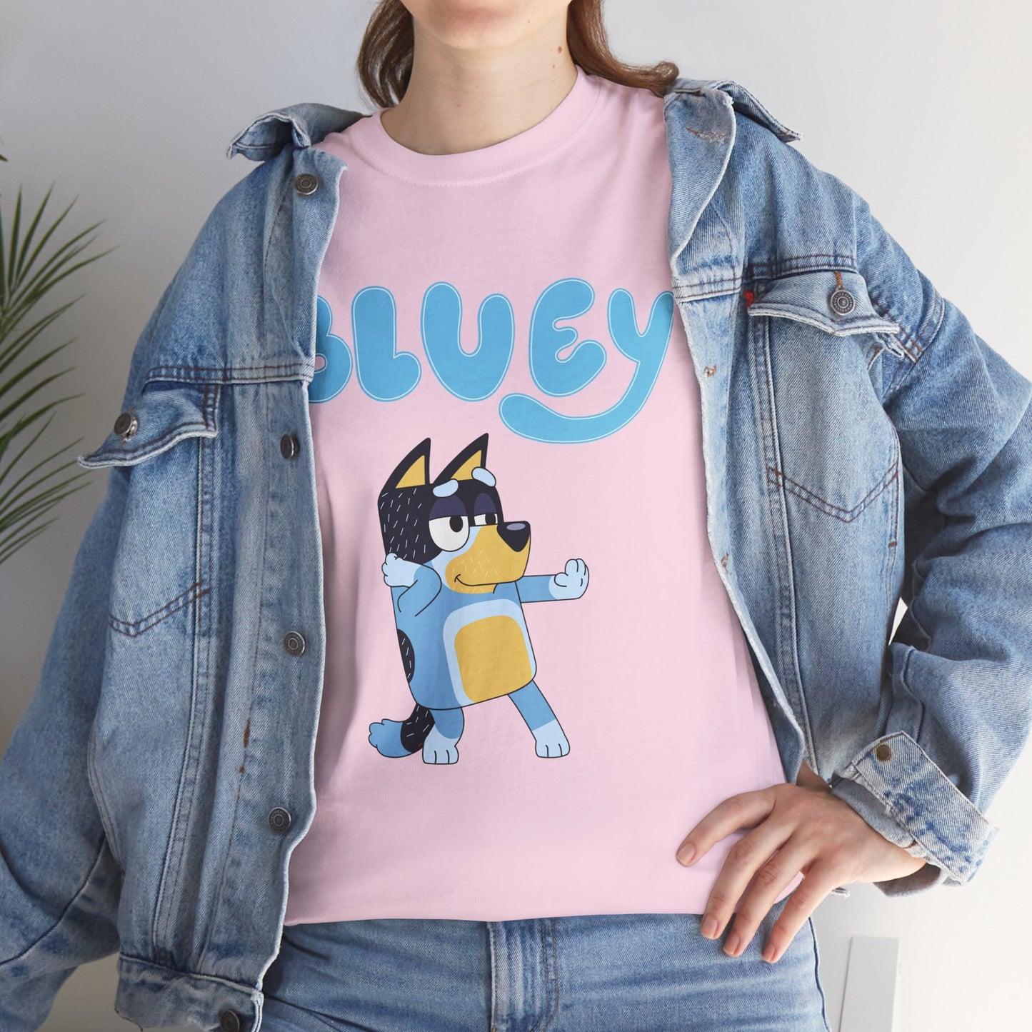 Princess Grace  Bluey Unisex Heavy Cotton Tee  Fun & Playful Kids Shirt