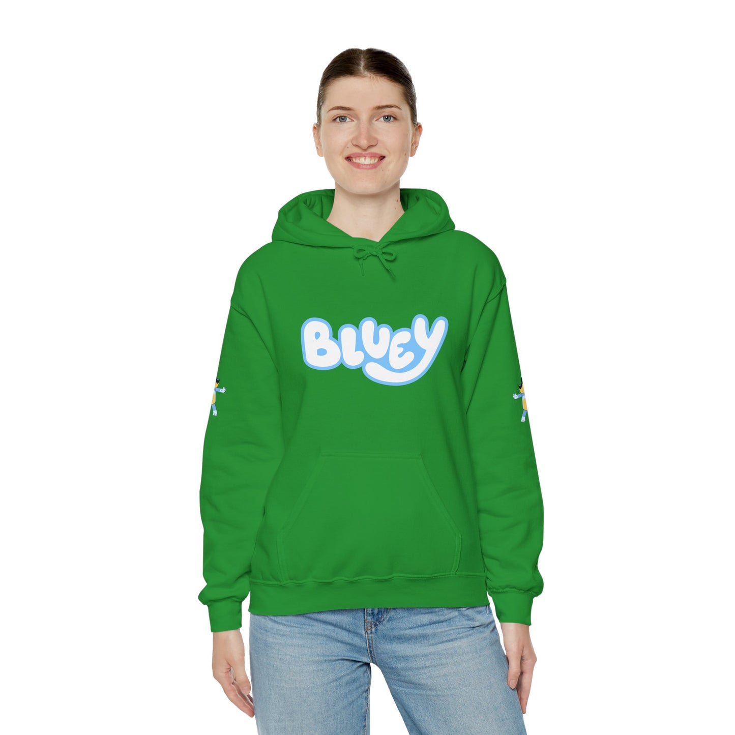 Princess Grace  Bluey Unisex Heavy Blend Hoodie  Cozy Cartoon Sweatshirt for Kids & Adults