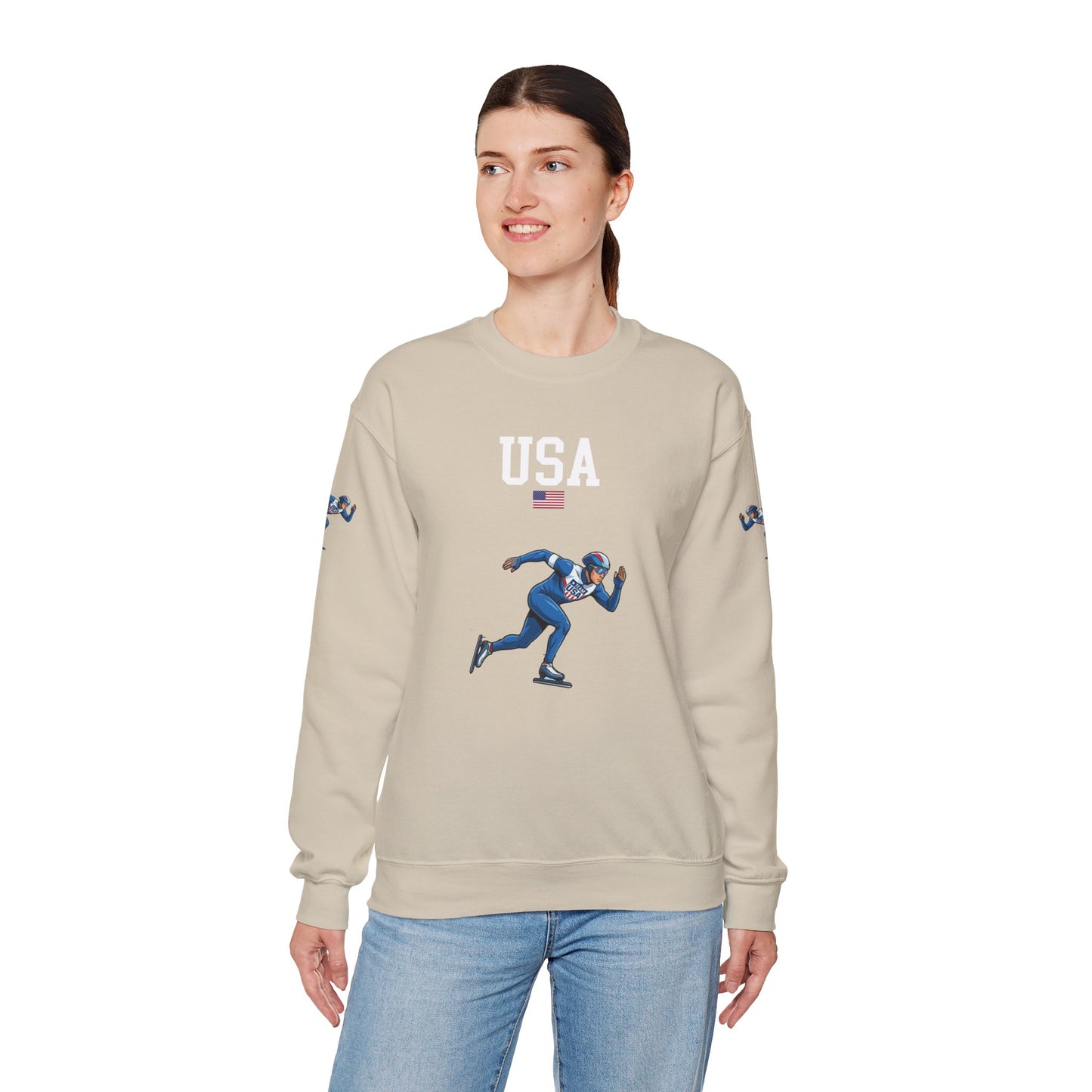 Princess Grace  TEAM USA  Unisex Heavy Blend  Crewneck Sweatshirt