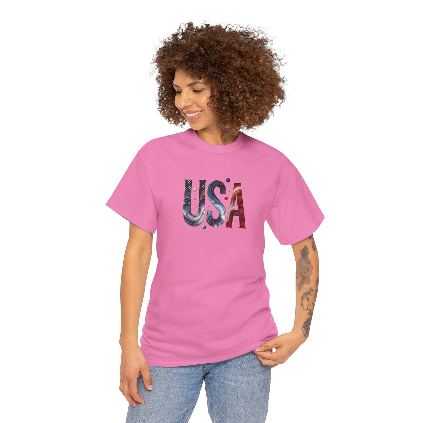 Princess Grace  TEAM USA  Unisex  Heavy  Cotton Tee