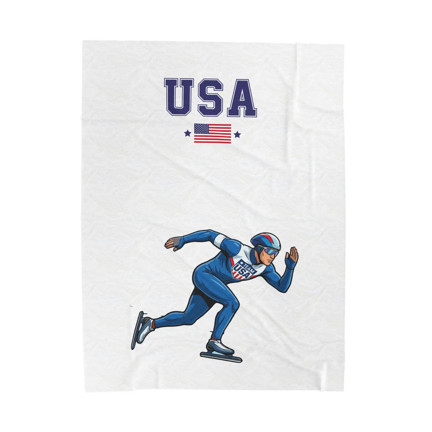 Princess Grace  TEAM USA  Velveteen Plush Blanket