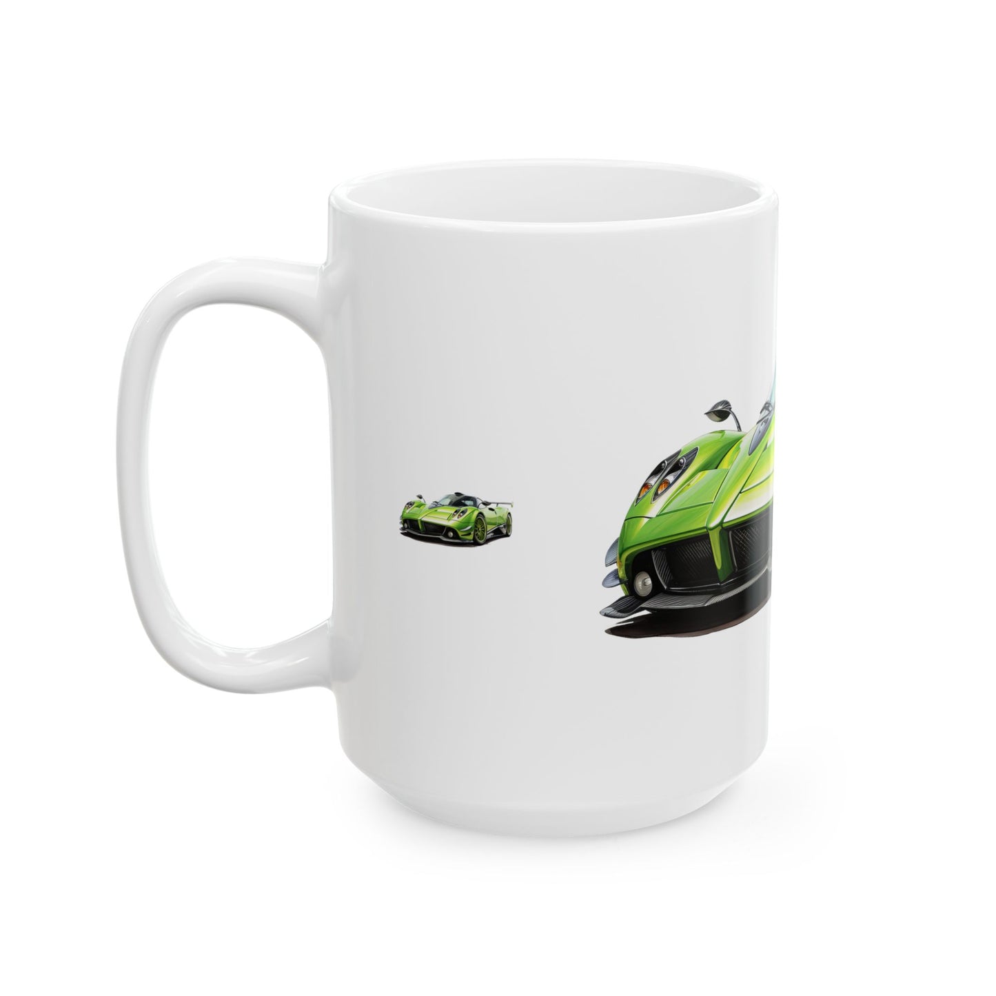 Princess Grace  Racing Car Ceramic Mug   Perfect Gift for Car Enthusiasts