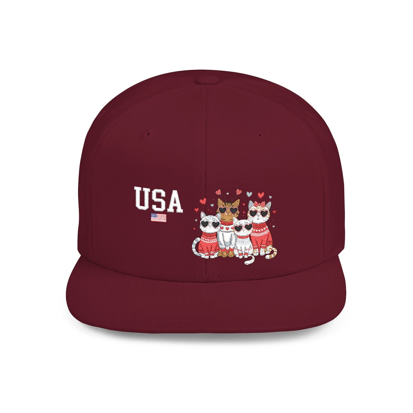 Princess Grace  TEAM USA  Flat Bill Snapback Hat