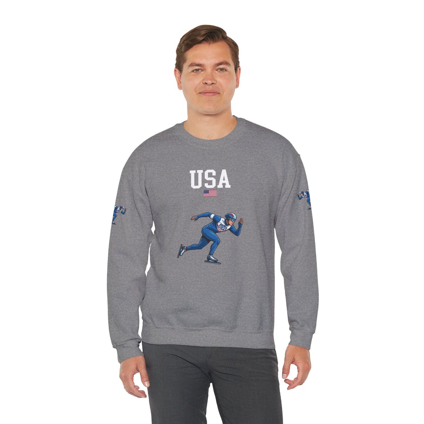 Princess Grace  TEAM USA  Unisex Heavy Blend  Crewneck Sweatshirt