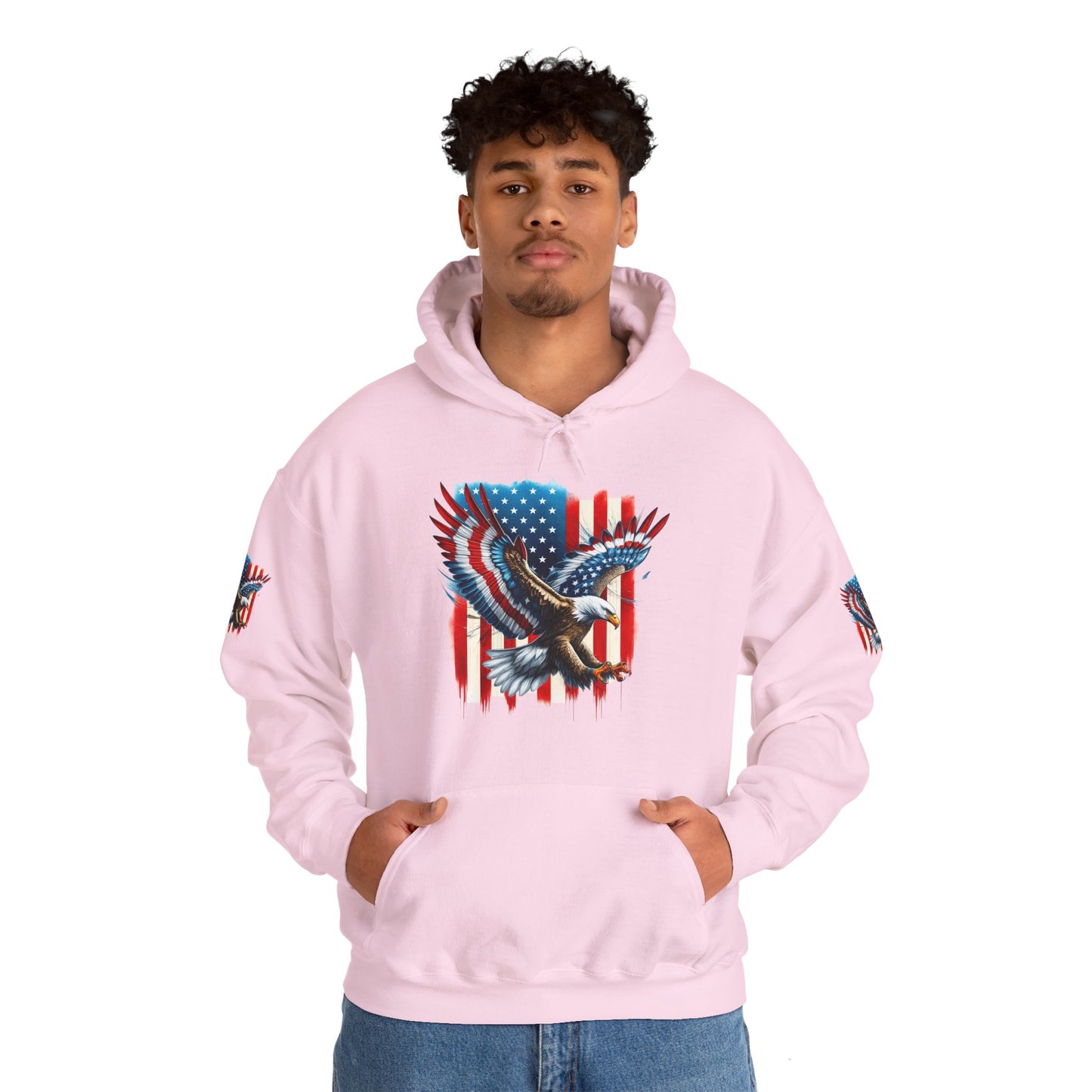 Princess Grace Patriotic Unisex Heavy Blend Hooded Sweatshirt
