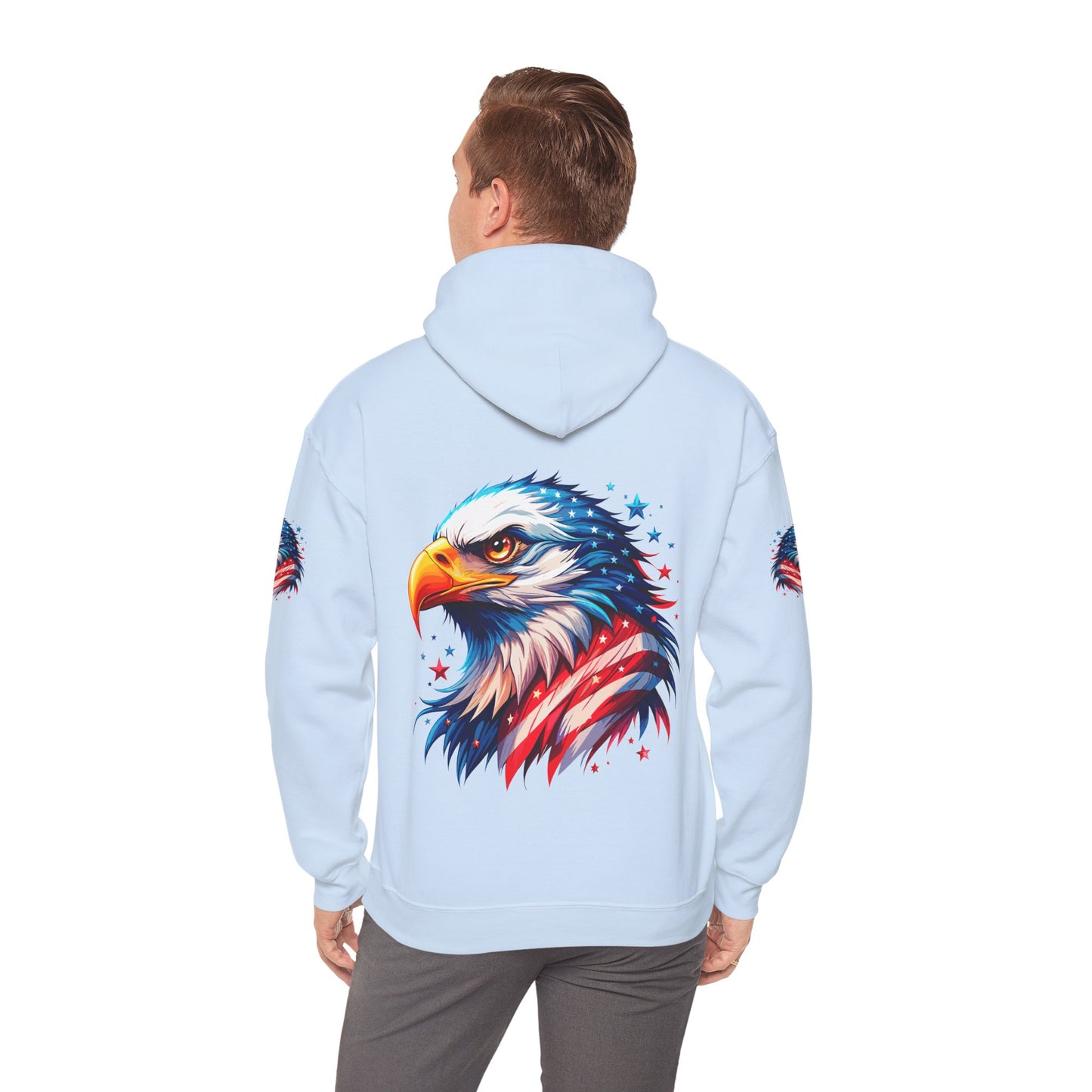 Princess Grace  American  Eagle Unisex Heavy Blend Hooded Sweatshirt