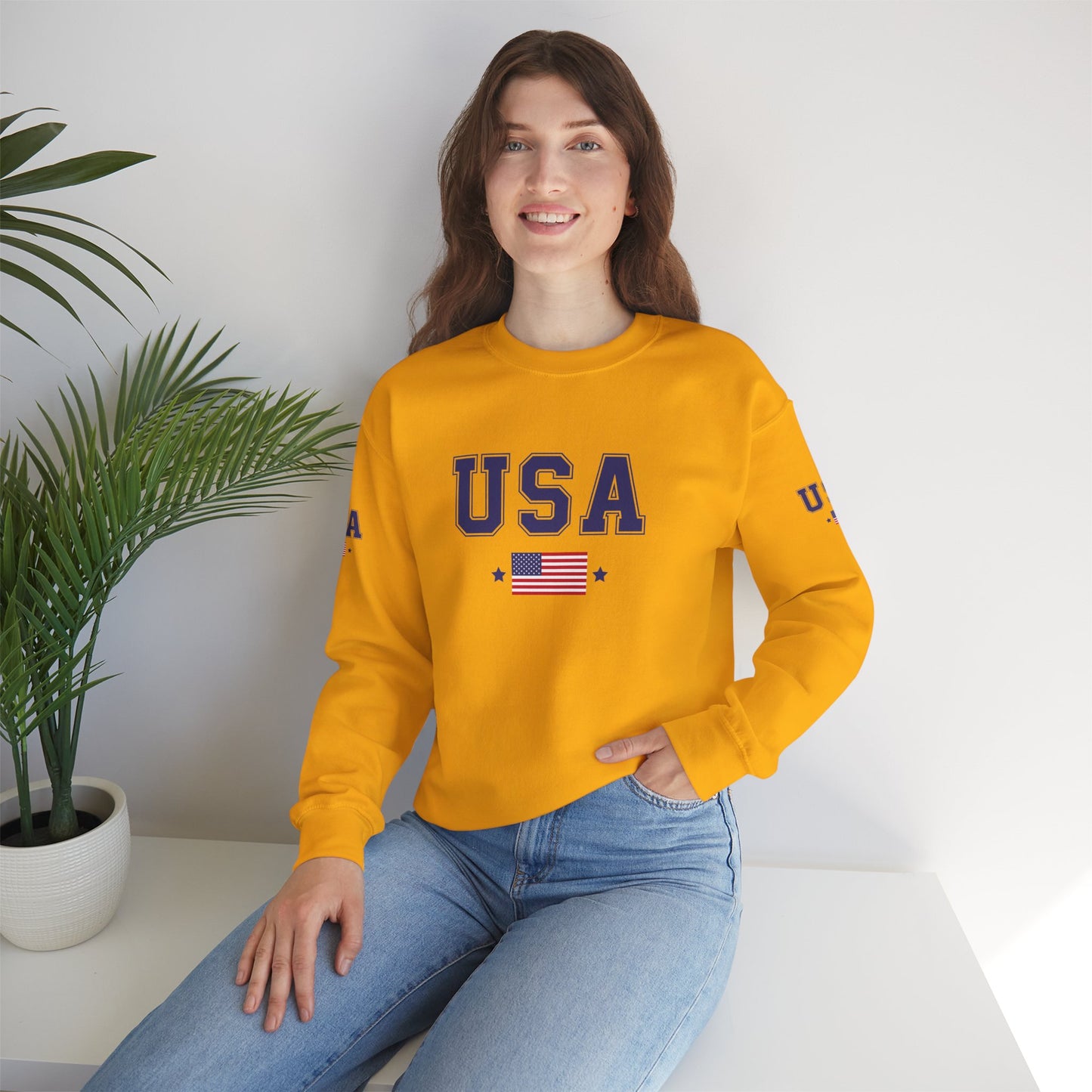 Princess Grace TEAM USA  Unisex Heavy Blend Crewneck Sweatshirt