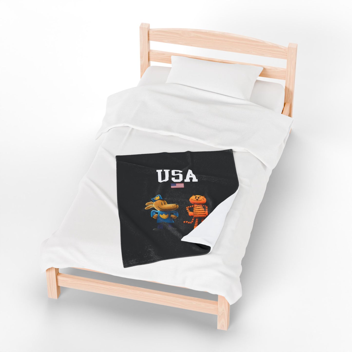 Princess Grace  TEAM USA  Velveteen Plush Blanket