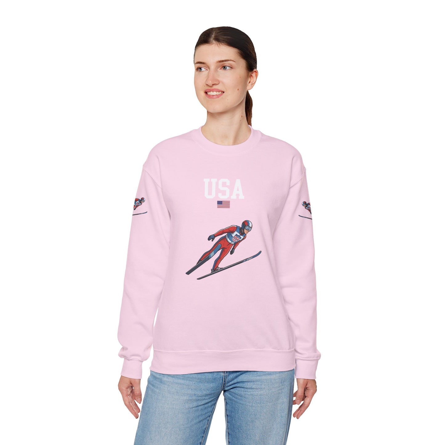 Princess Grace  TEAM USA  Unisex Heavy Blend  Crewneck Sweatshirt