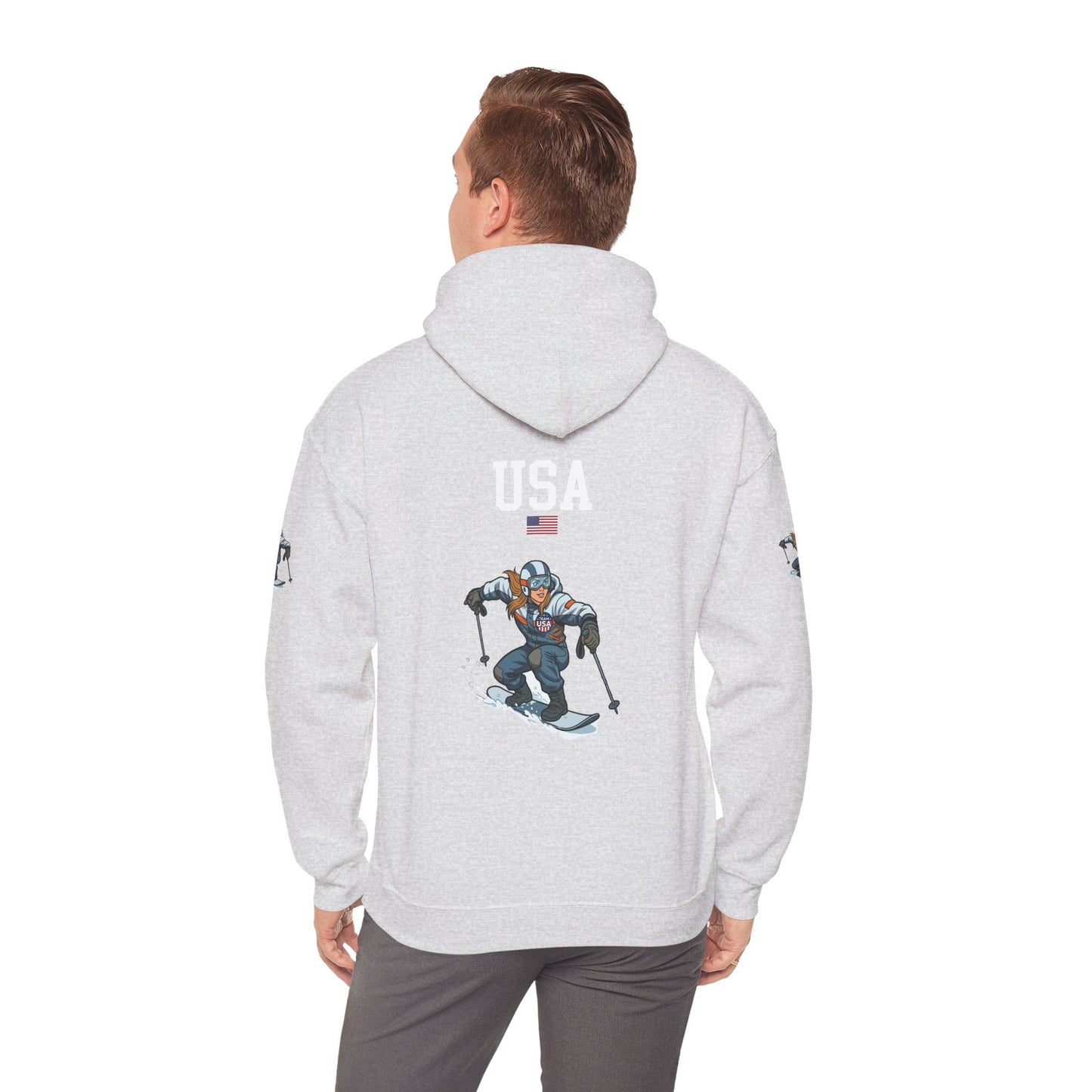 Princess Grace  TEAM USA  Unisex Heavy Blend Hooded Sweatshirt