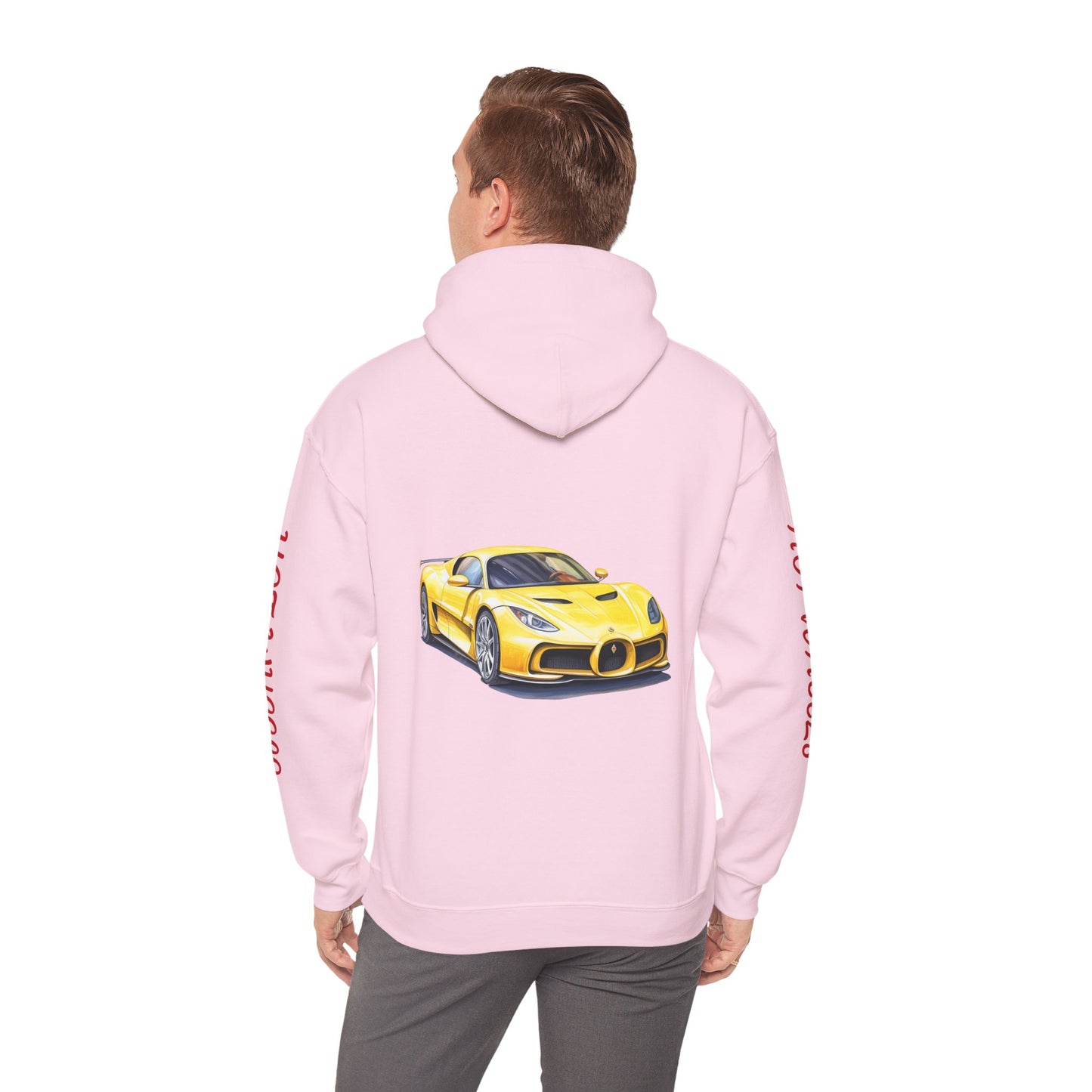 Princess Grace  Hot Wheels Unisex Hooded Sweatshirt Racing Style for Car Enthusiasts